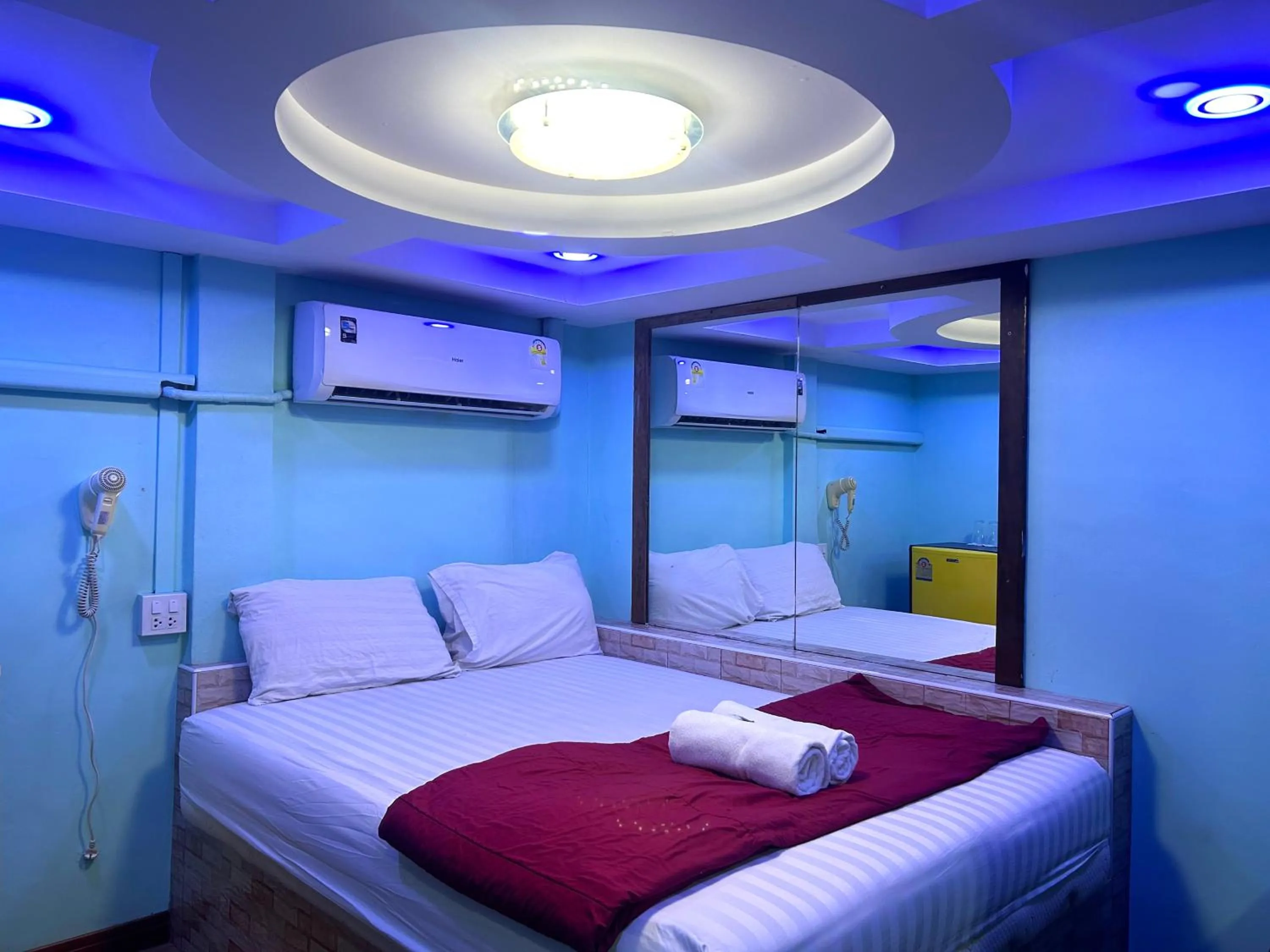 Bed in Bankhunchang Ramkhamhaeng hotel