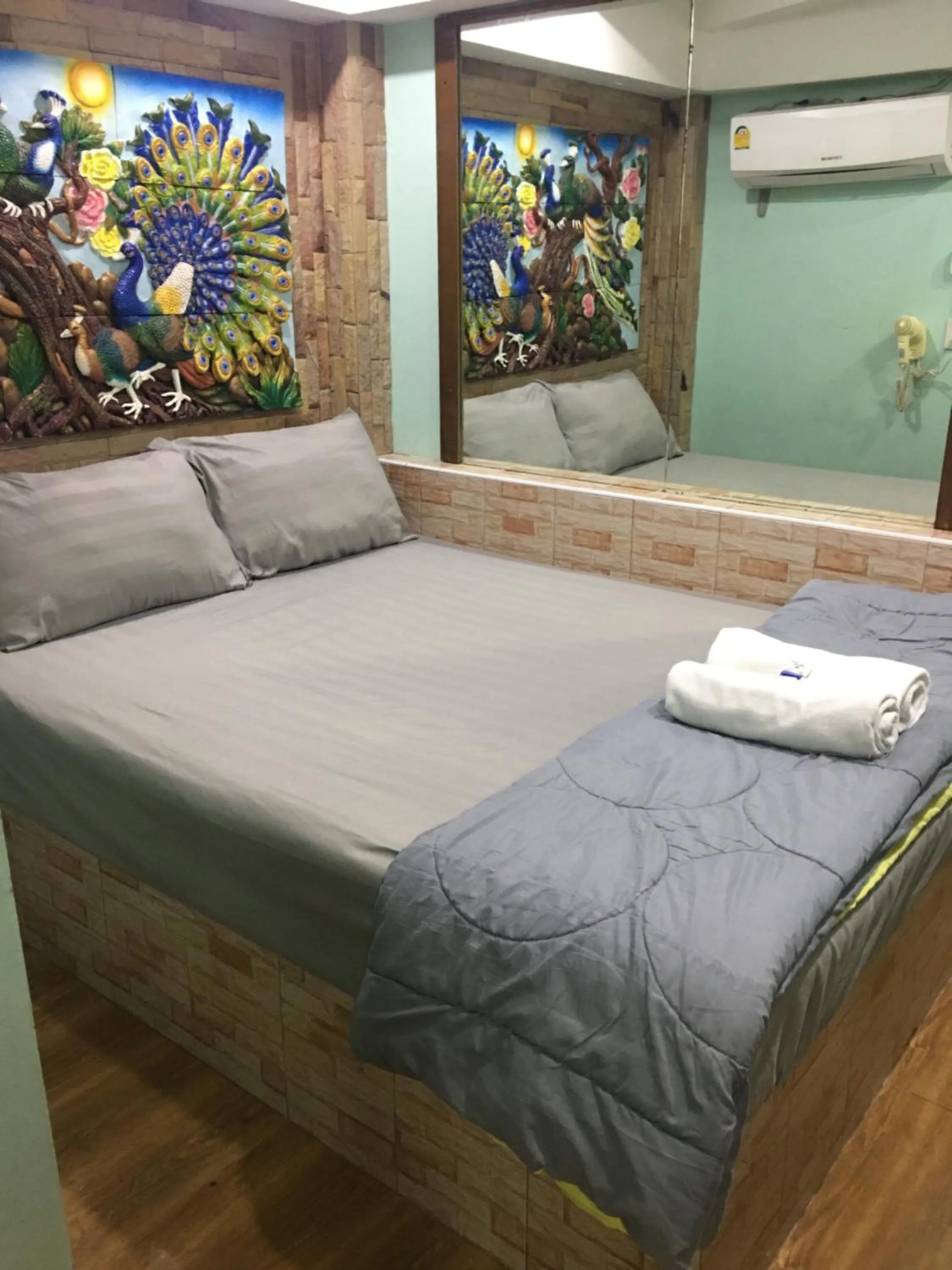 Bed in Bankhunchang Ramkhamhaeng hotel