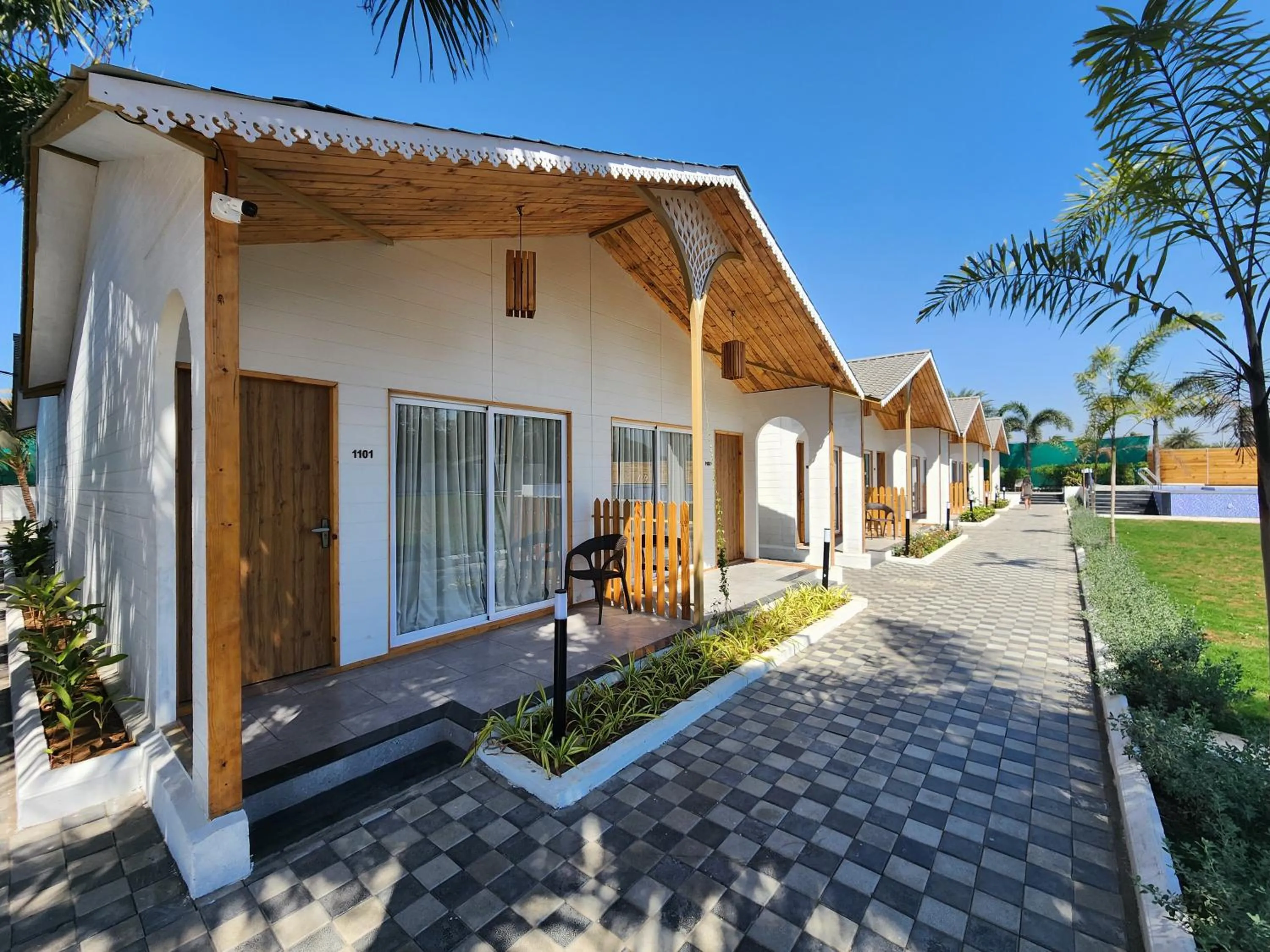 Garden view in VITS Daman Devka Beach