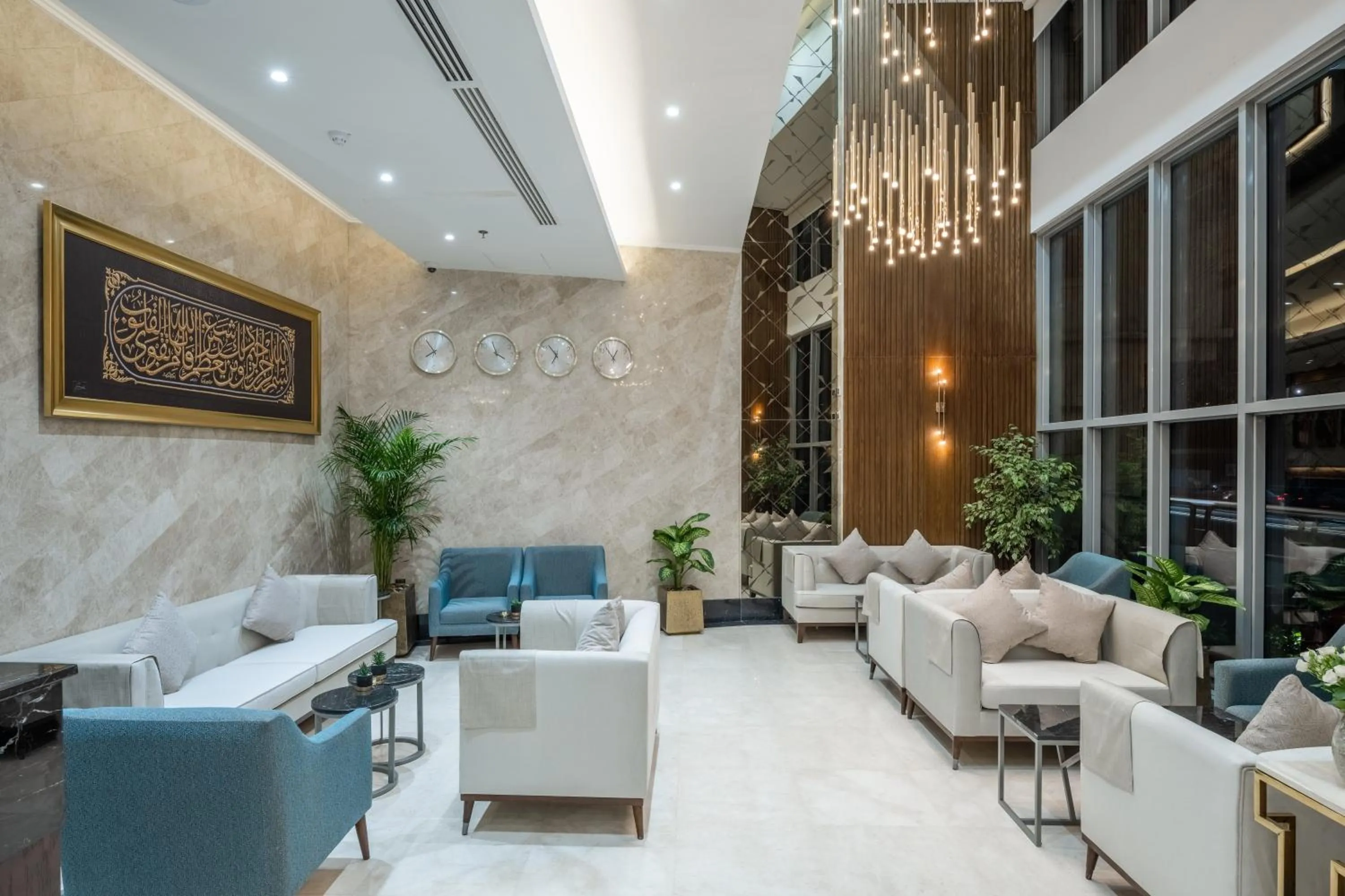 Lobby or reception in Three Pearls Musalli Hotel