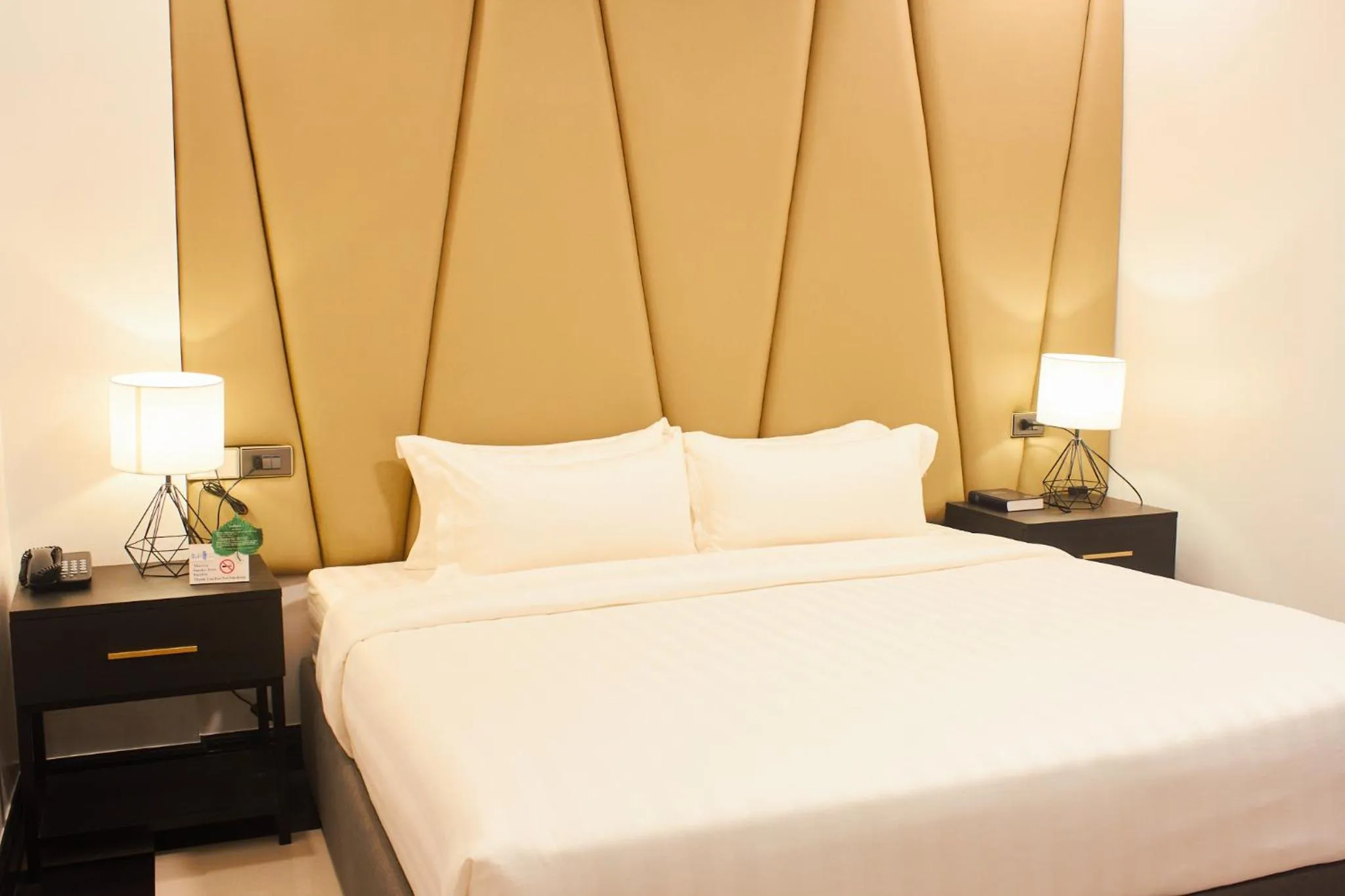 Bed in The Blu Hotel