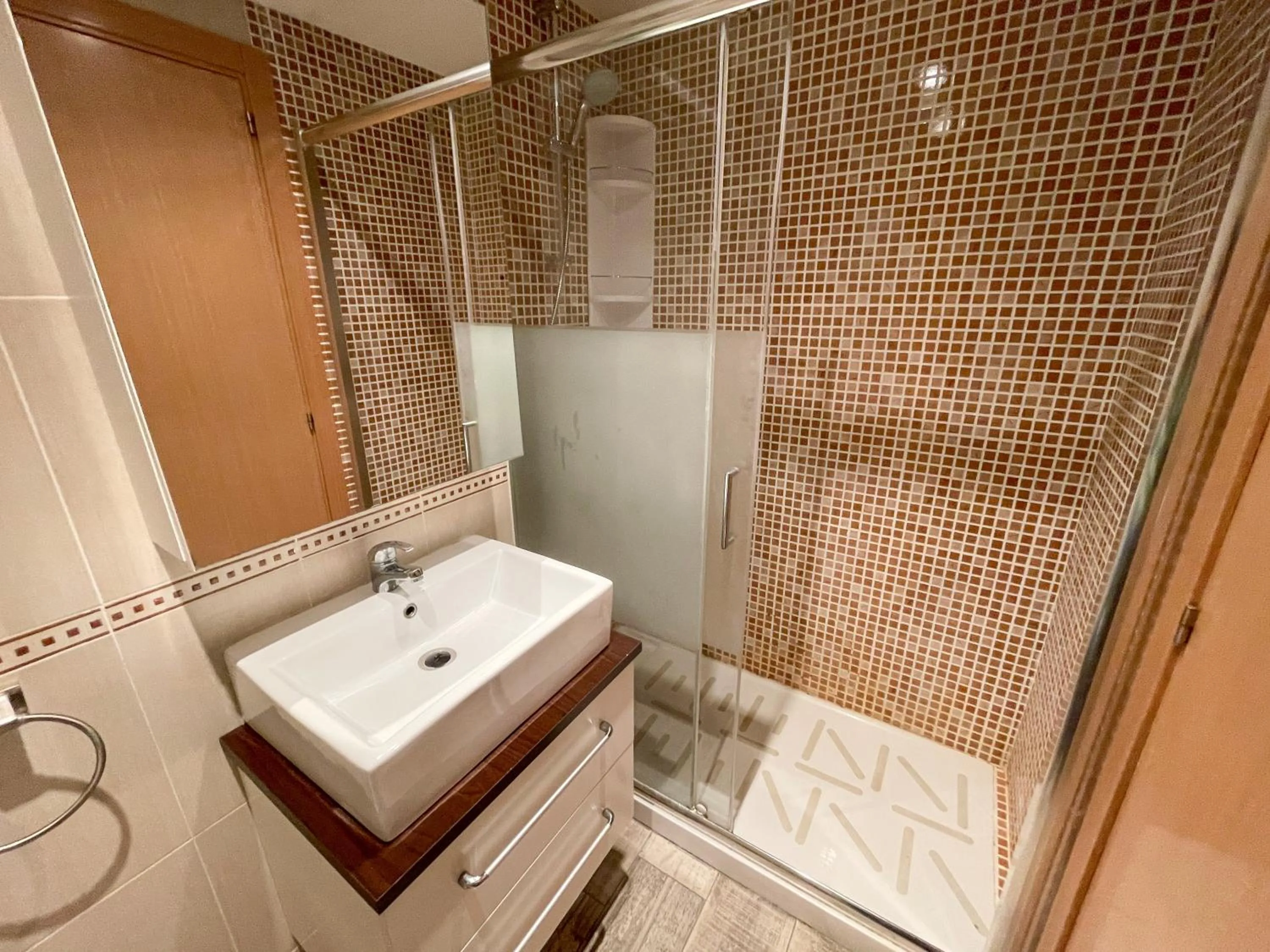 Shower in Apartamentos Mirador del Castillo 3000