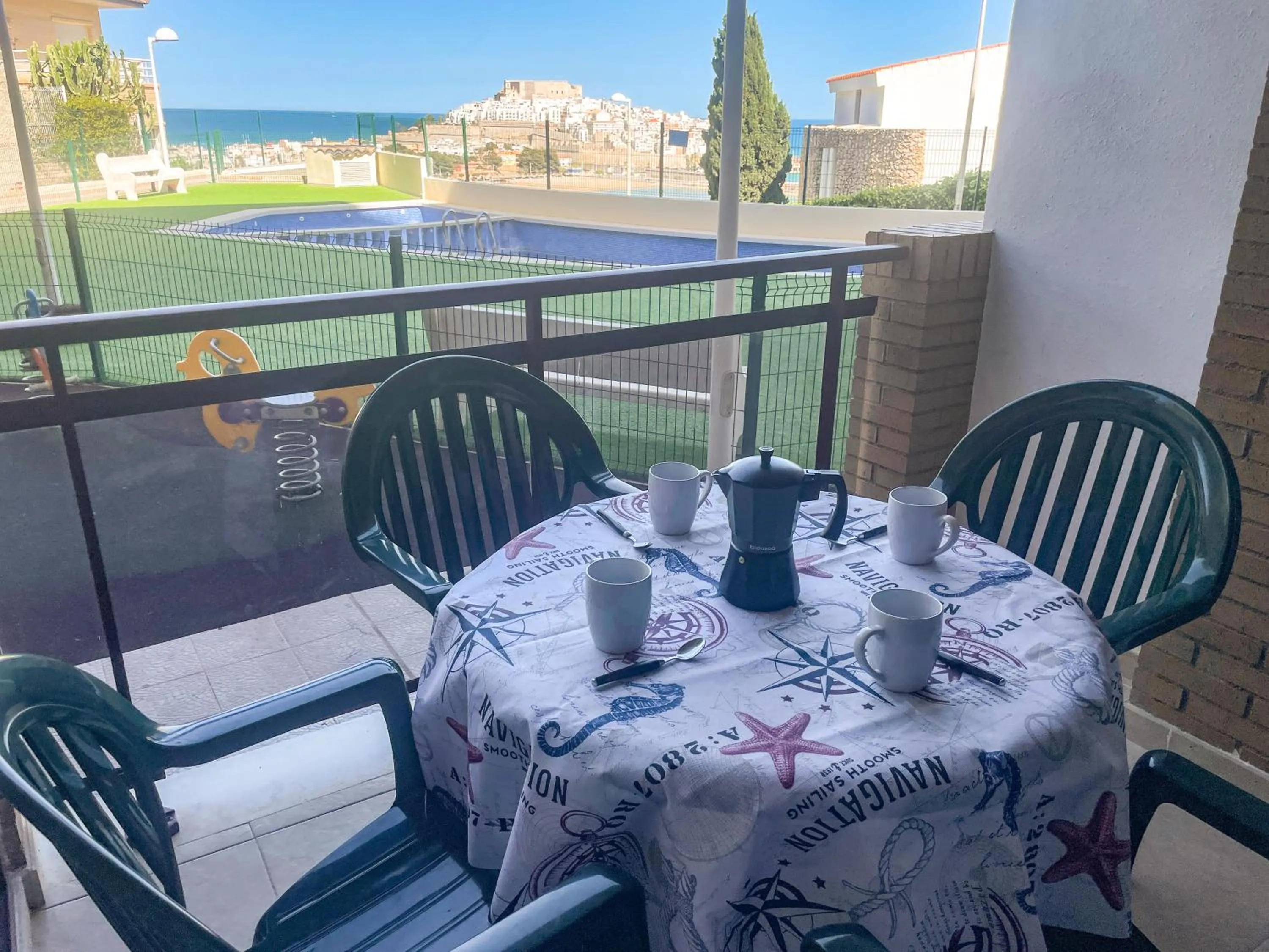 Balcony/Terrace in Apartamentos Mirador del Castillo 3000