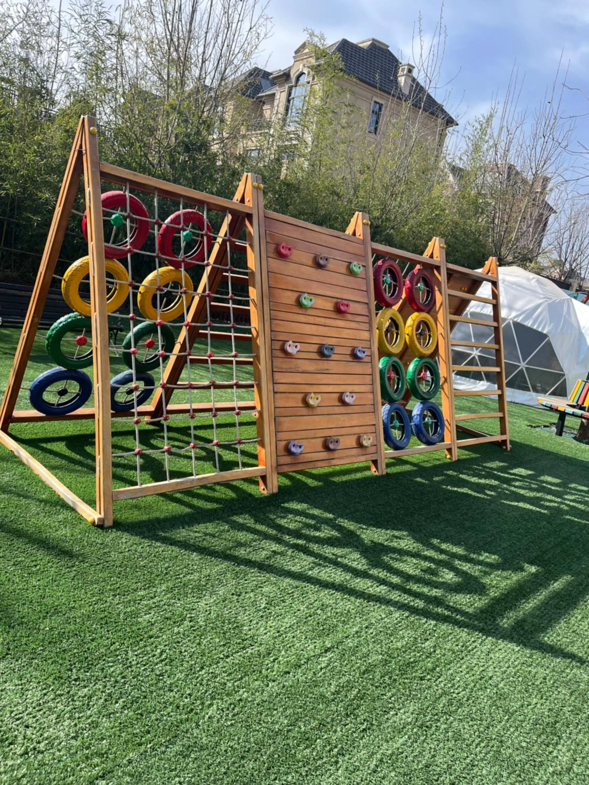Children play ground in HeBei Cuipingshan Guest House
