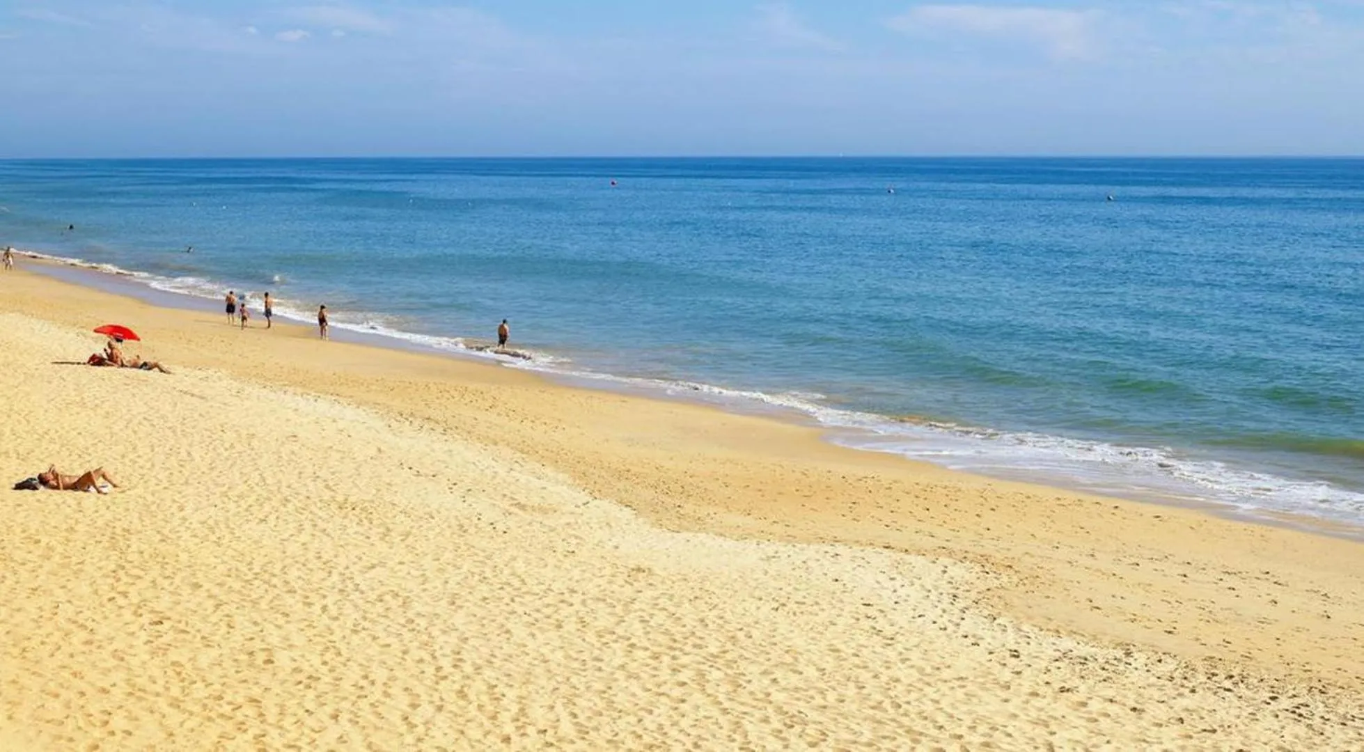 Beach in 8-Bed Villa in Vilamoura-Sleeps-Playground-Pool