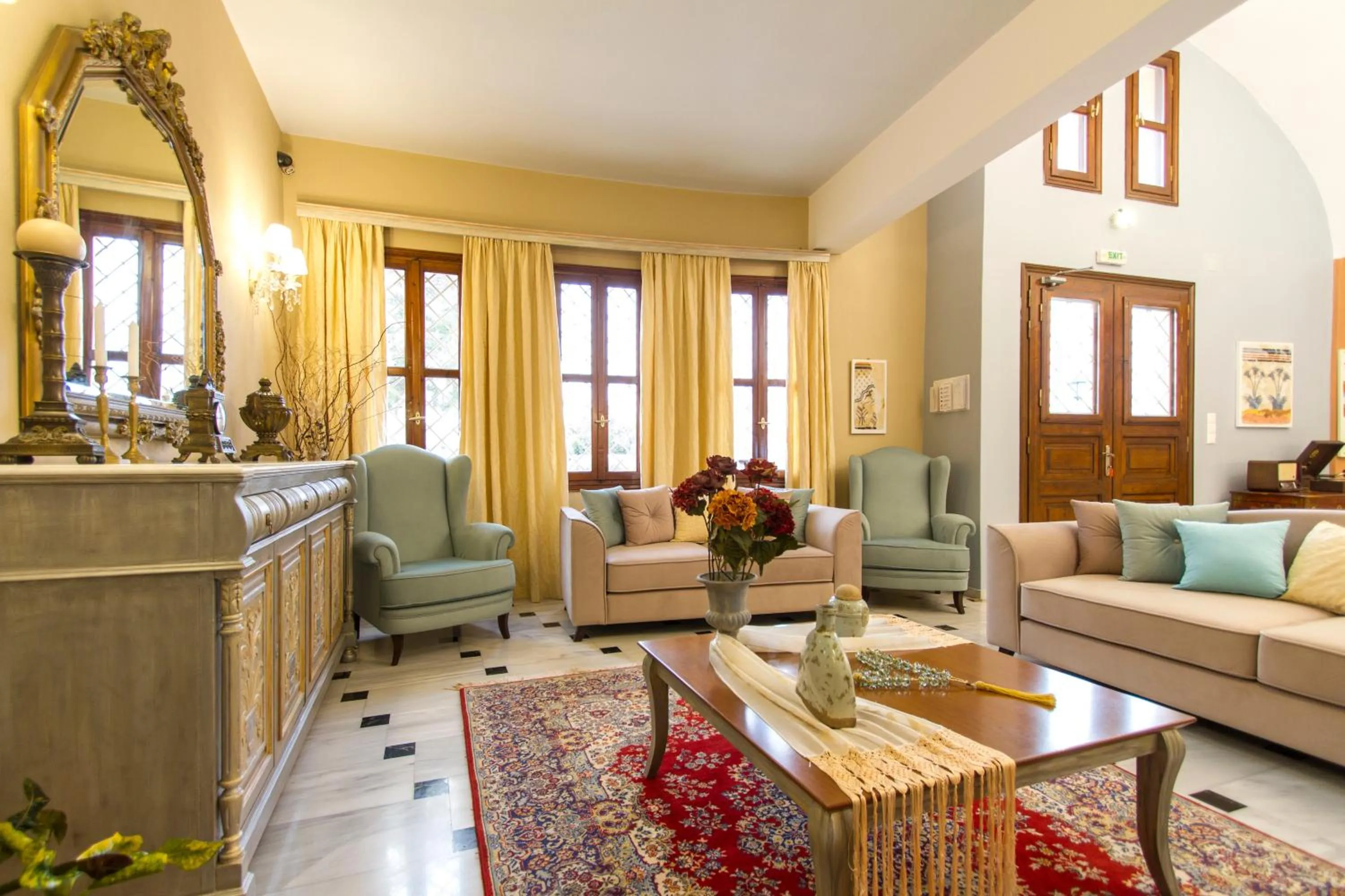Living room in Hotel Mathios