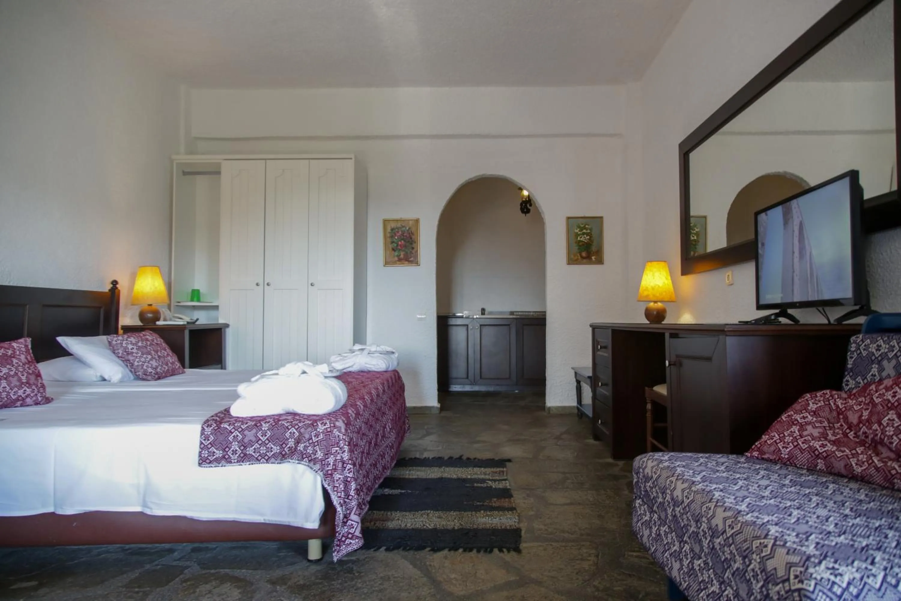 Bedroom in Agionissi Resort