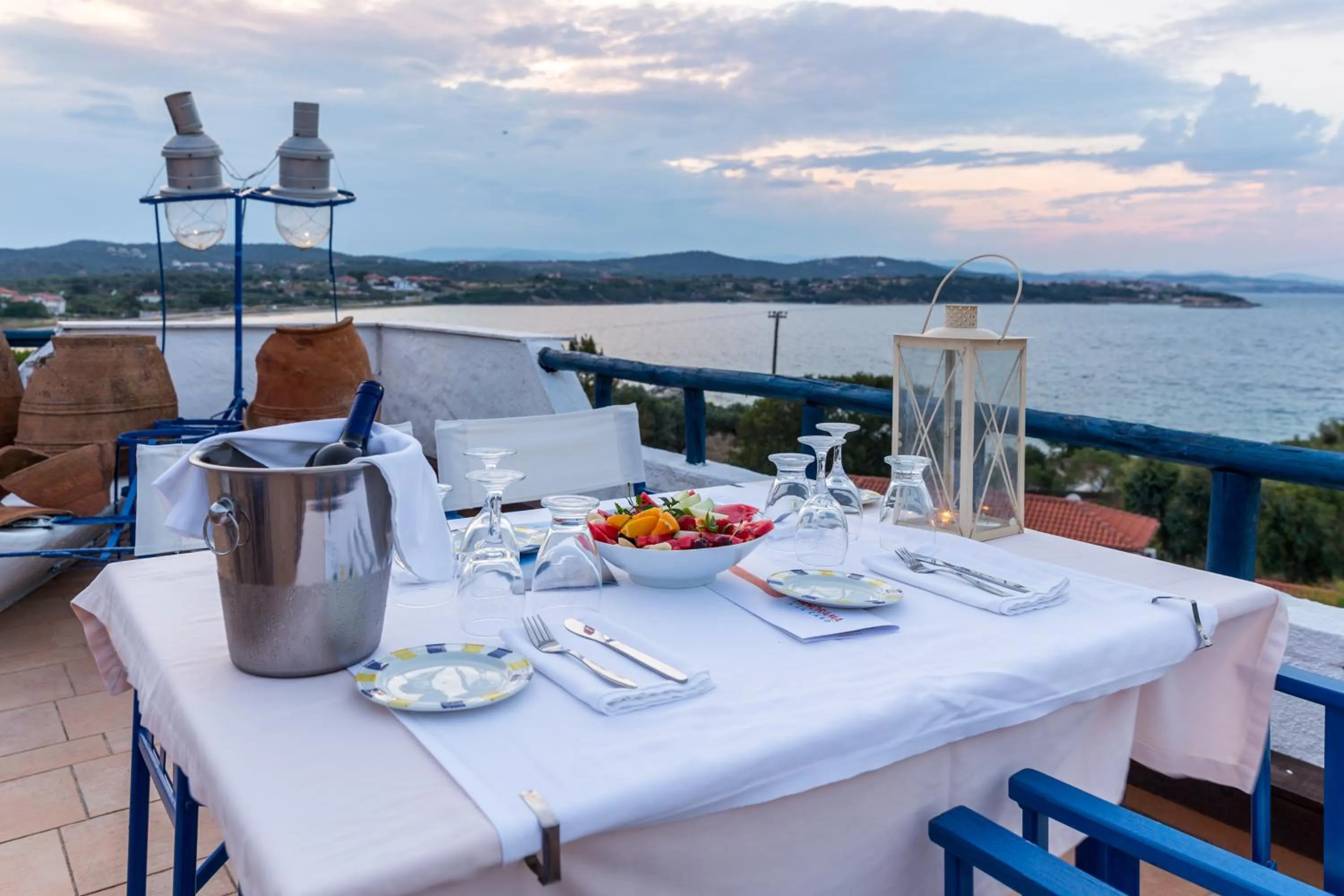 Food close-up in Agionissi Resort