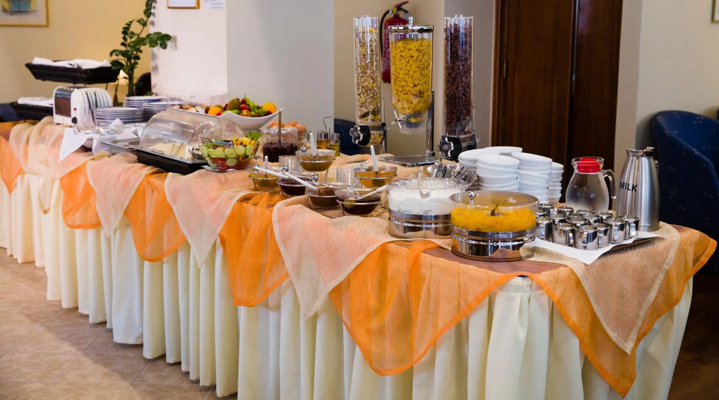 Buffet breakfast in Astali Hotel