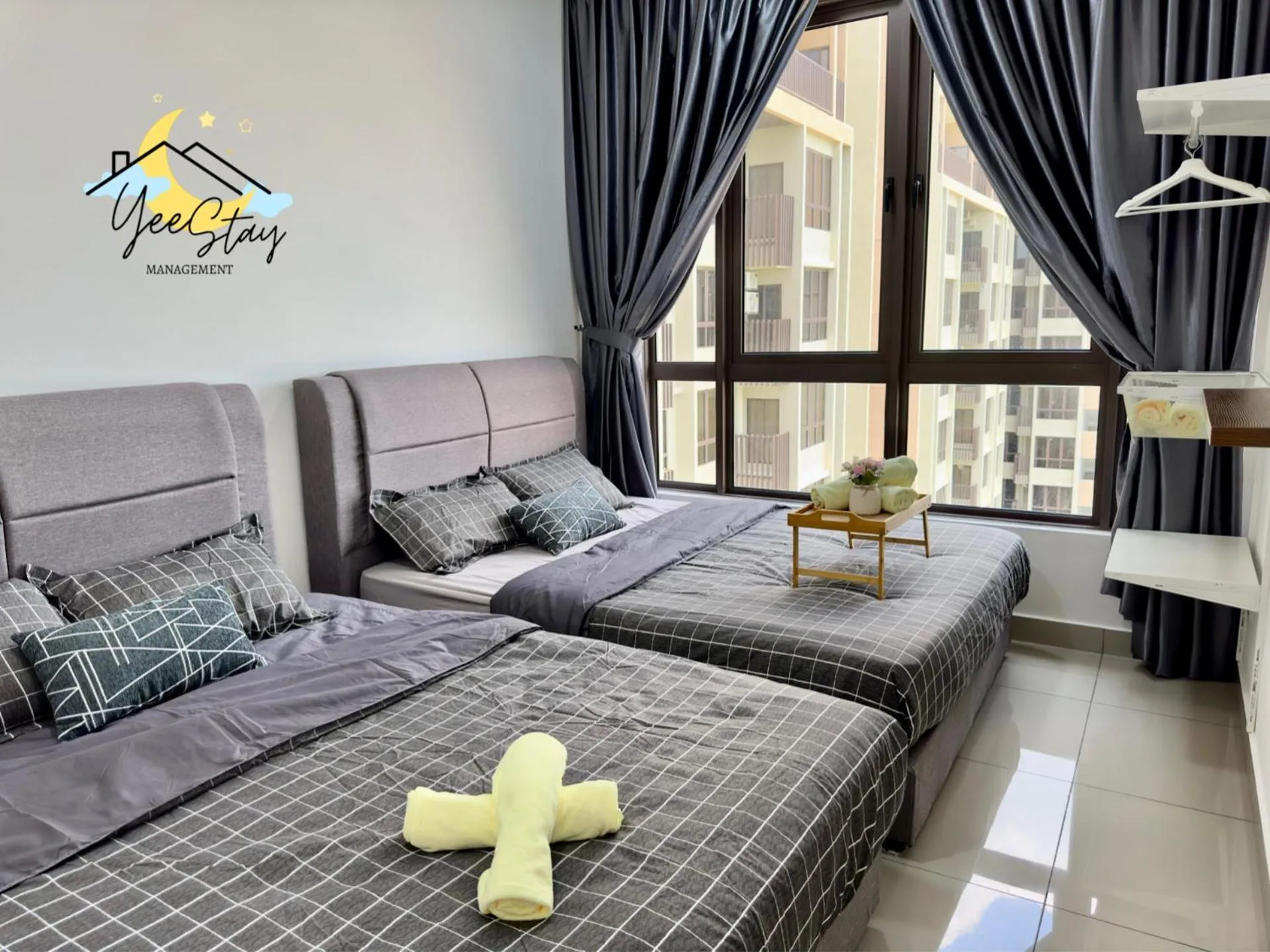 Bed in SeaView PoolView CityView BaliResidence Video game 5minJonker