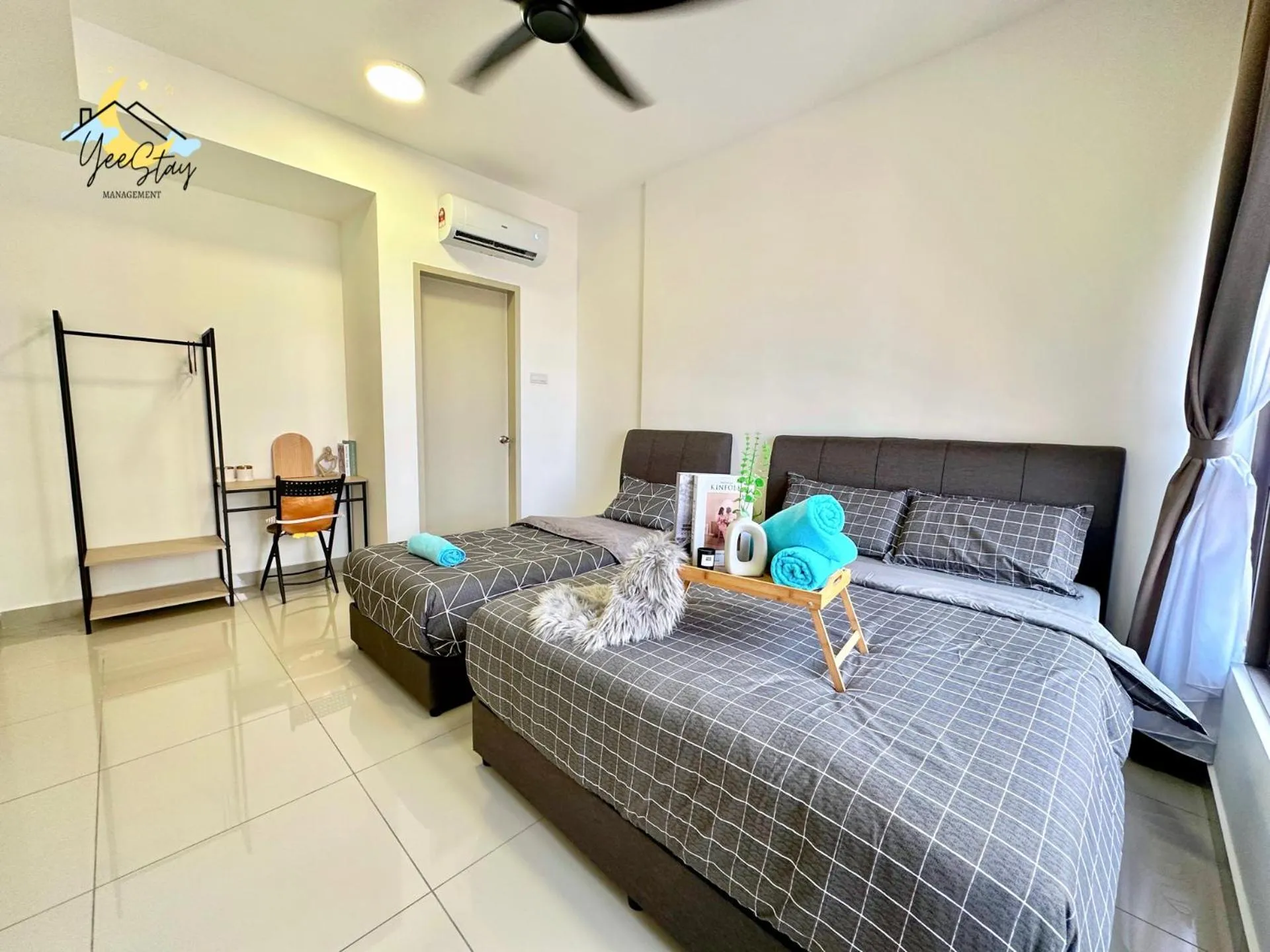 Bed in SeaView PoolView CityView BaliResidence Video game 5minJonker