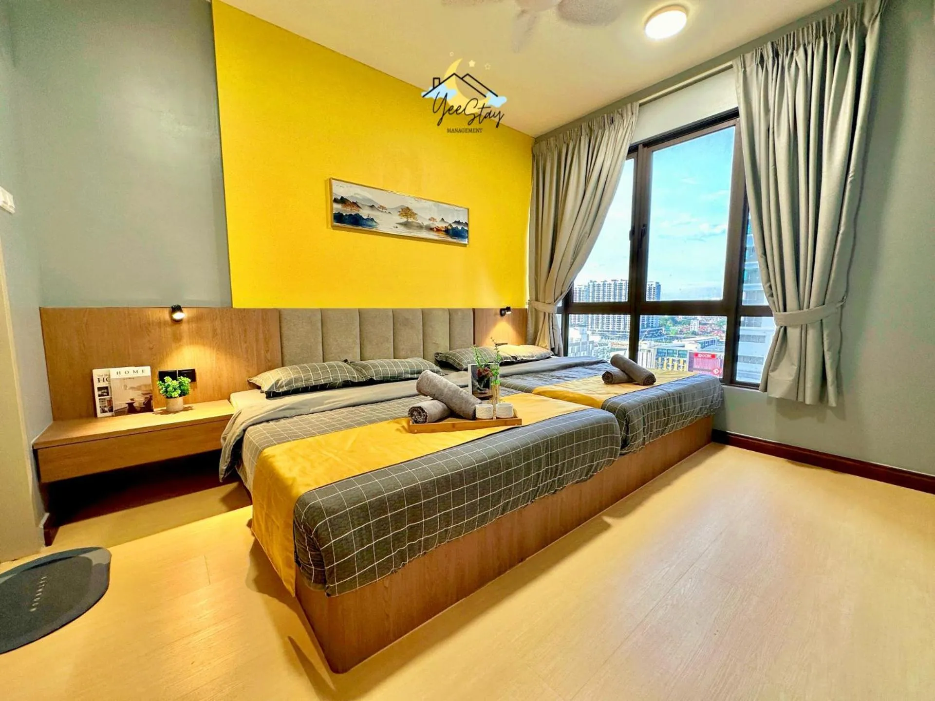 Bed in SeaView PoolView CityView BaliResidence Video game 5minJonker