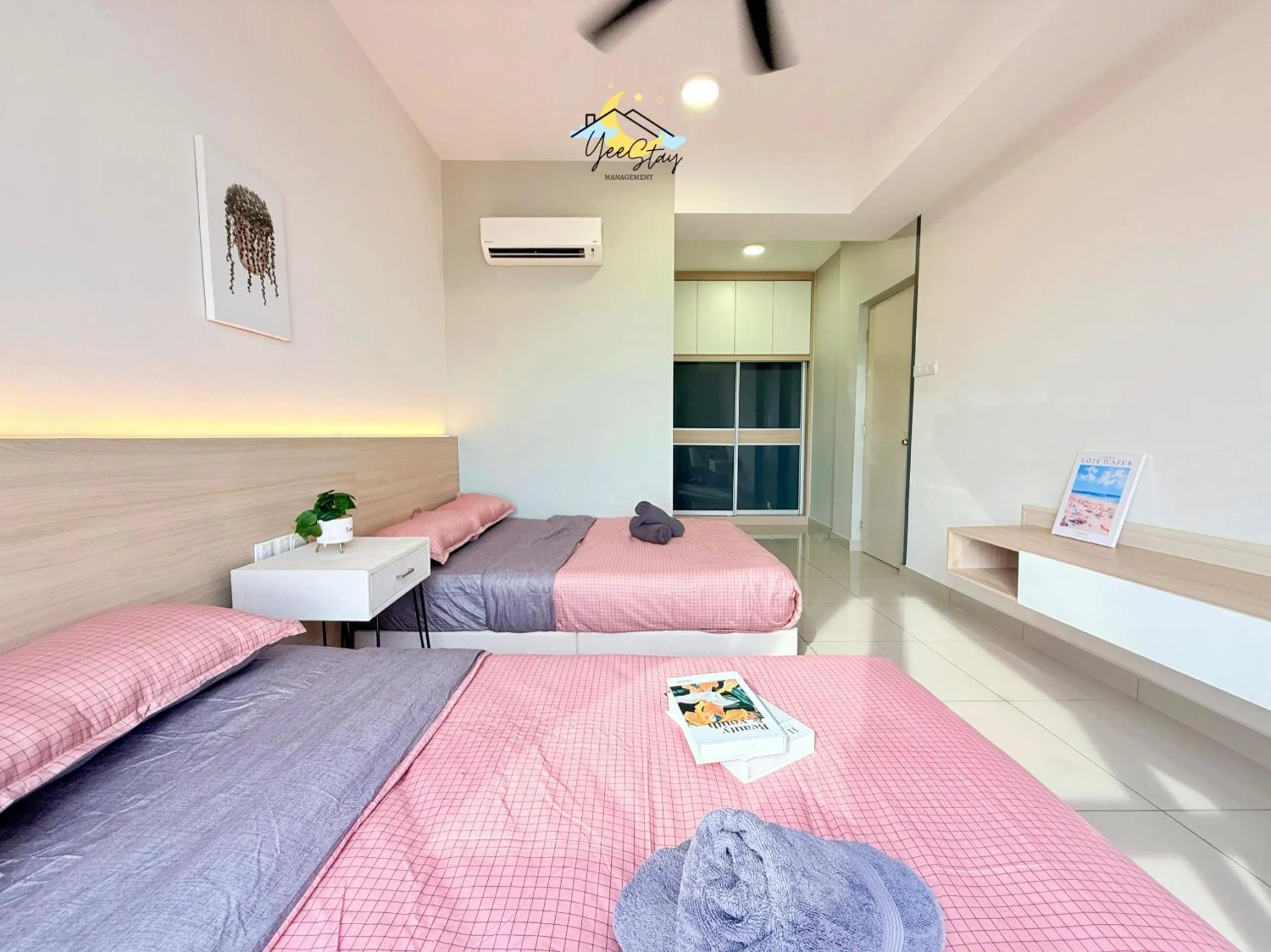 Bed in SeaView PoolView CityView BaliResidence Video game 5minJonker