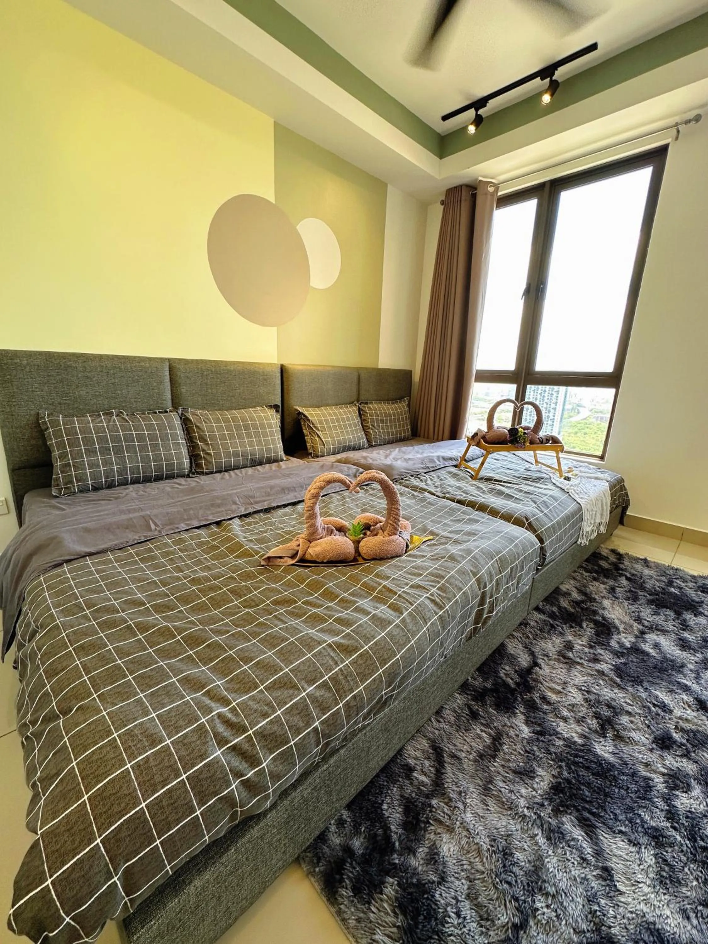 Bed in SeaView PoolView CityView BaliResidence Video game 5minJonker