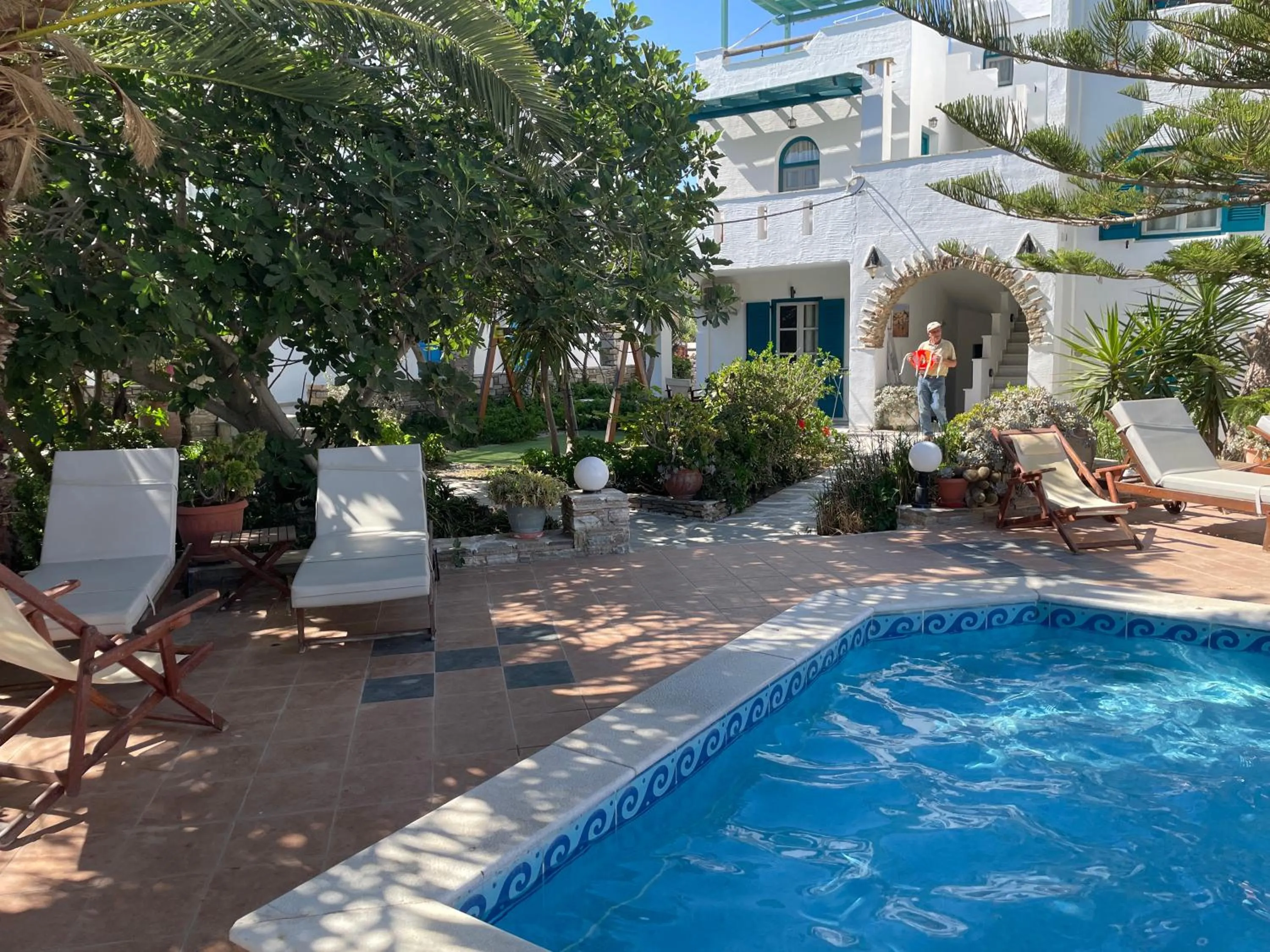 Patio in Ioanna Apartments