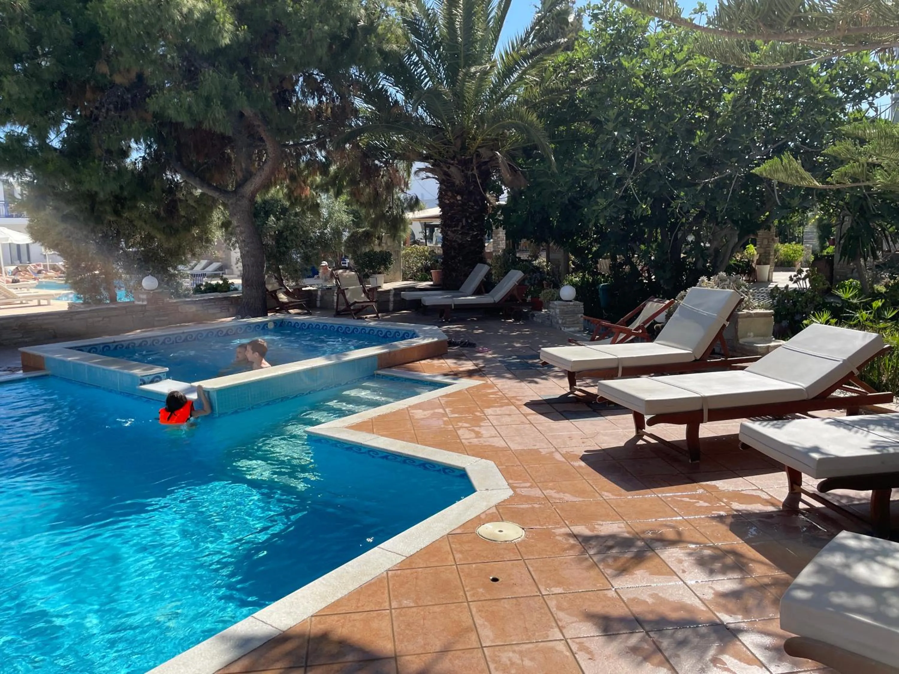 Swimming pool in Ioanna Apartments