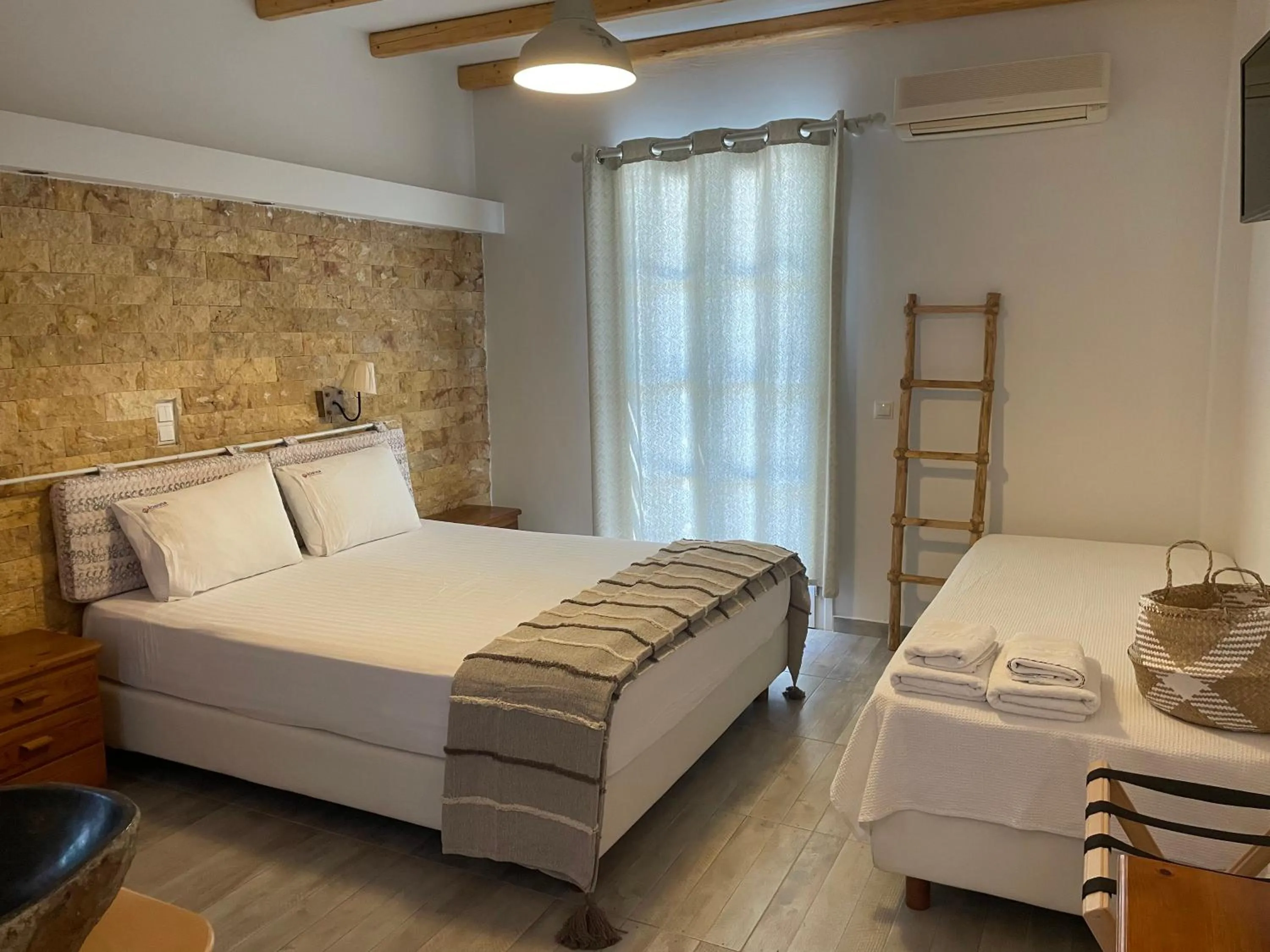 Bed in Ioanna Apartments