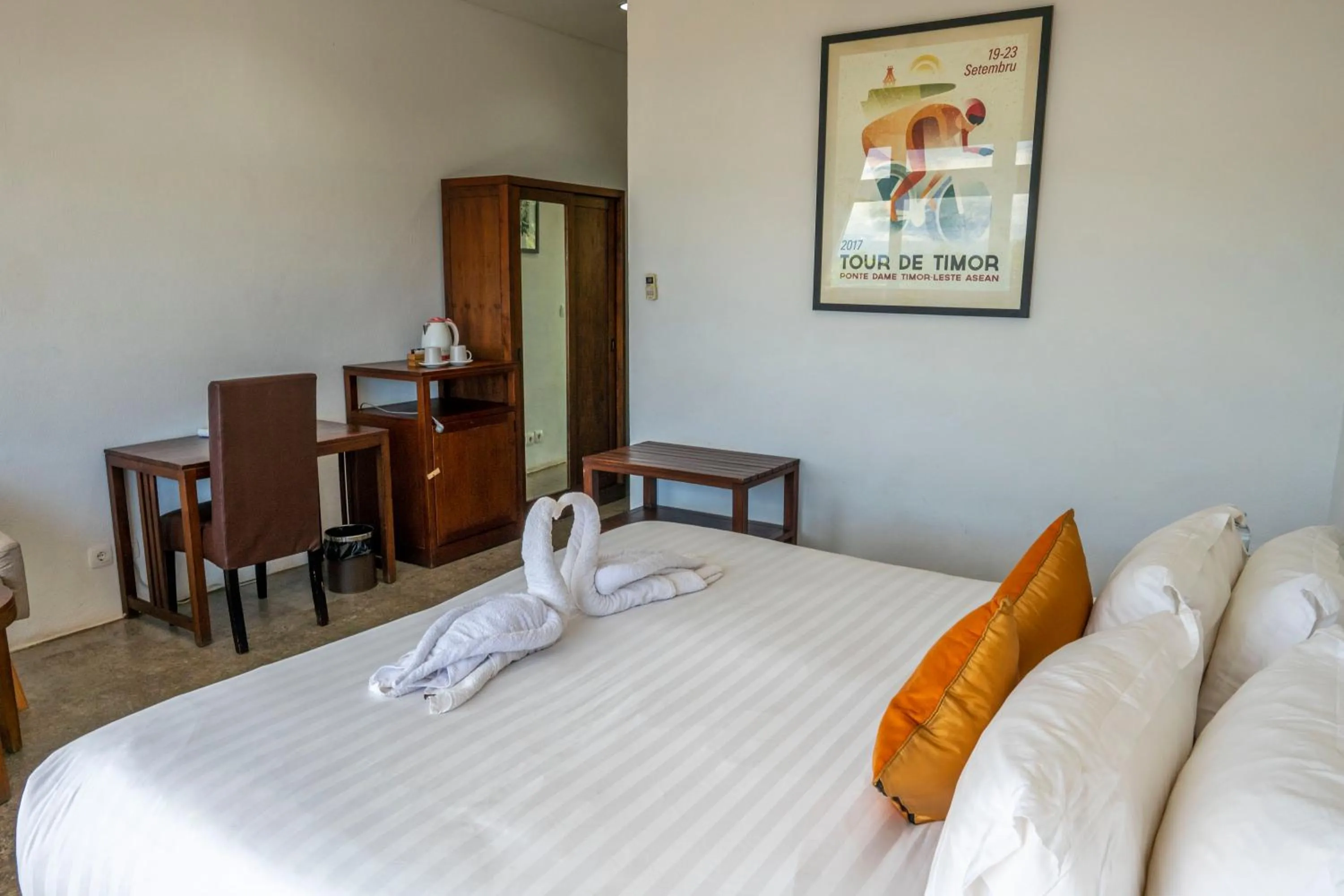 Bed in Balibo Fort Hotel