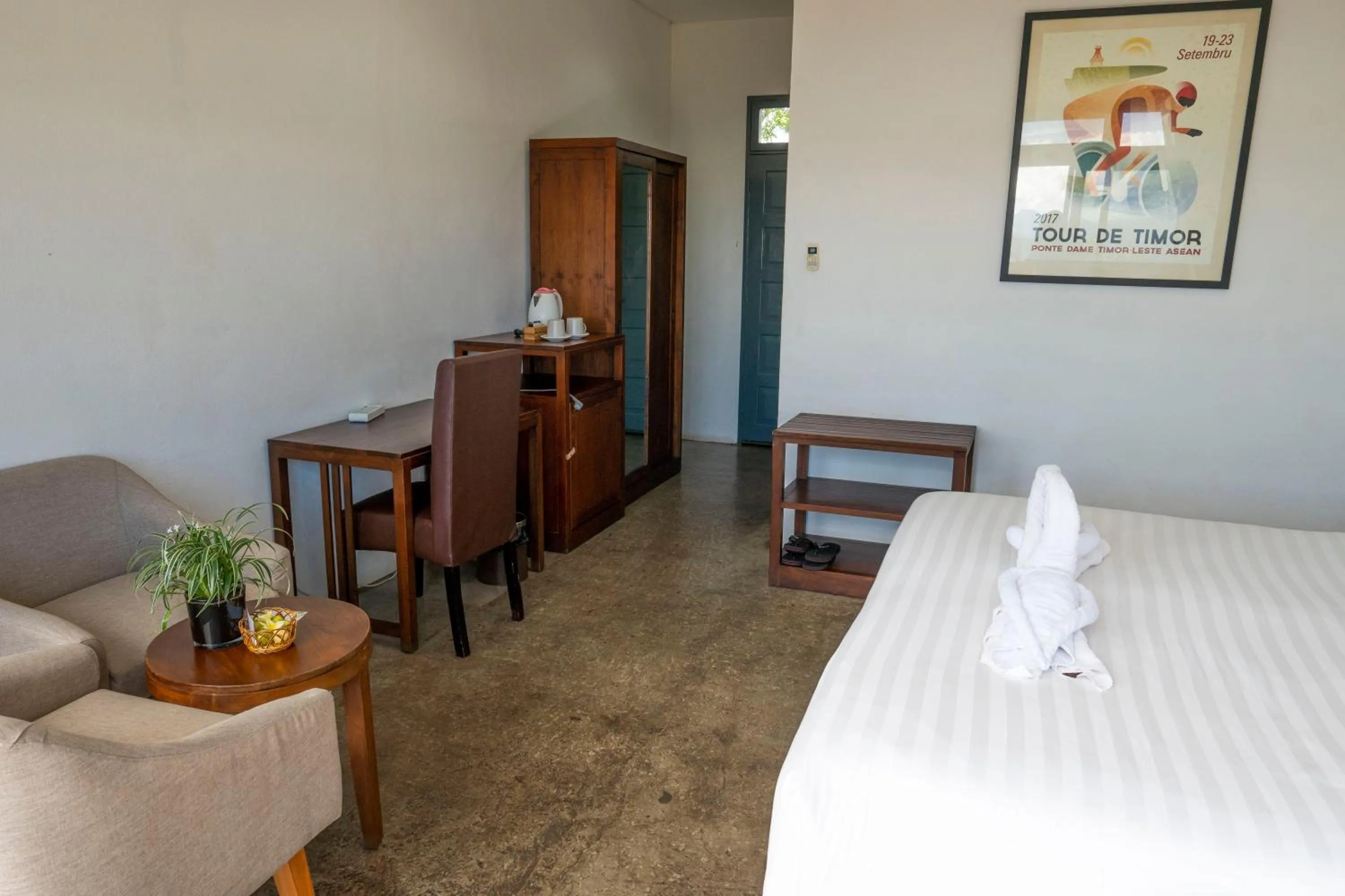 Bed in Balibo Fort Hotel