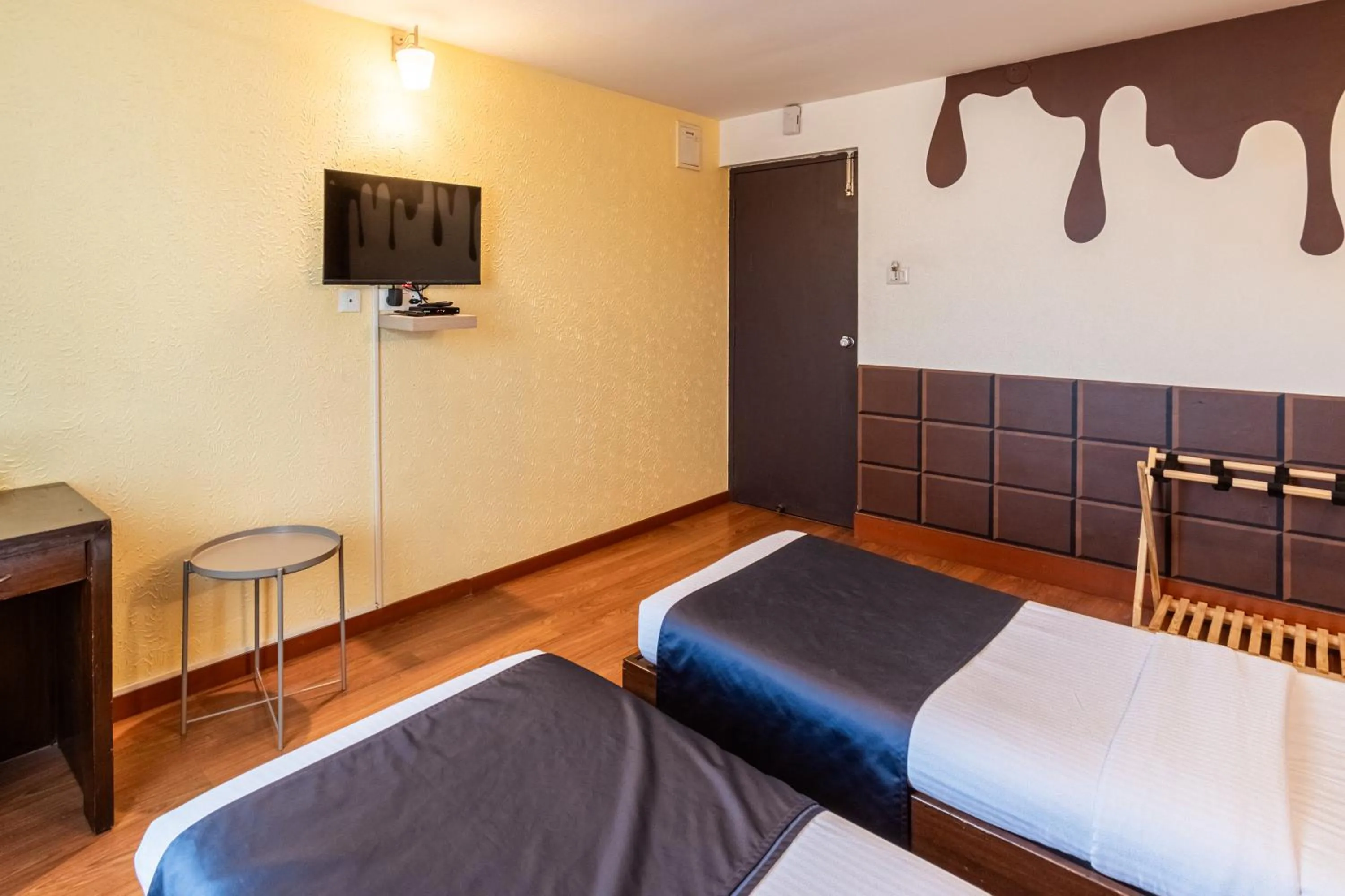 Bed in Chocolat house