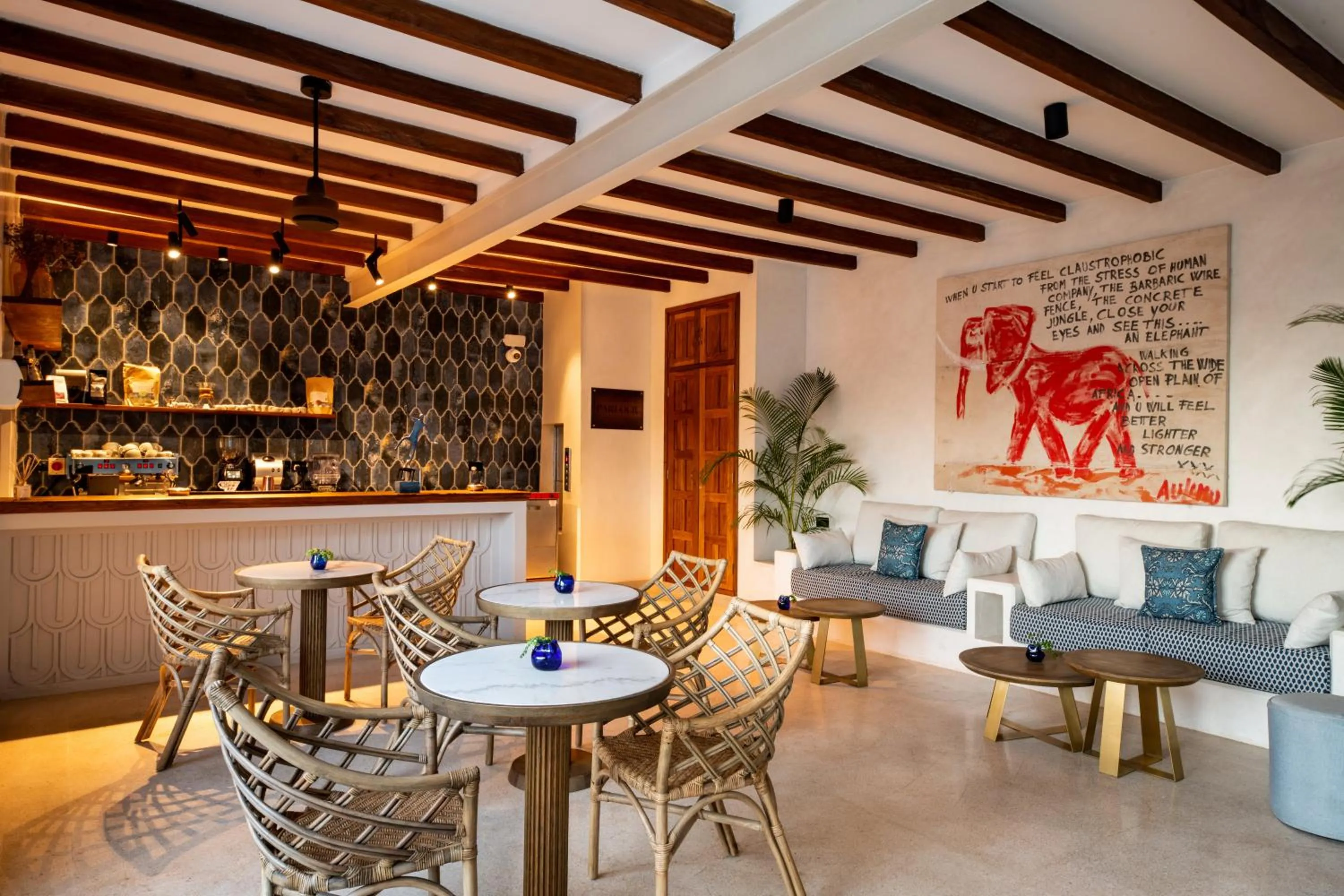 Restaurant/places to eat in The Neela Boutique Hotel Stone Town