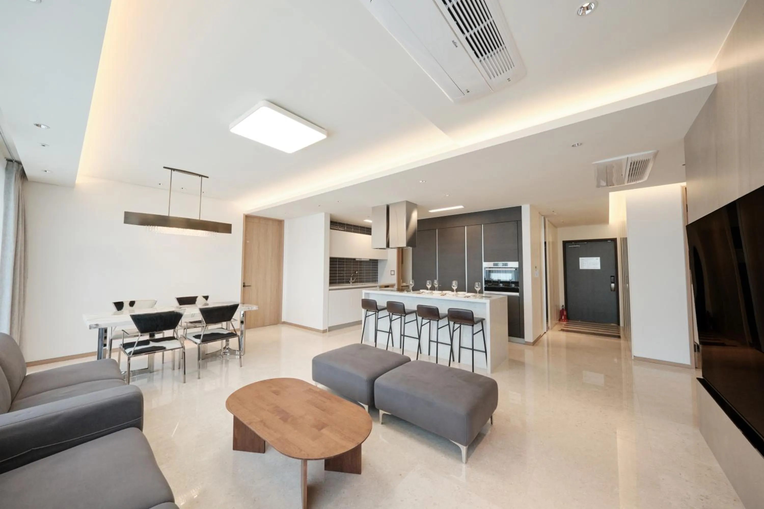 Living room in UH FLAT Signature DAEGU