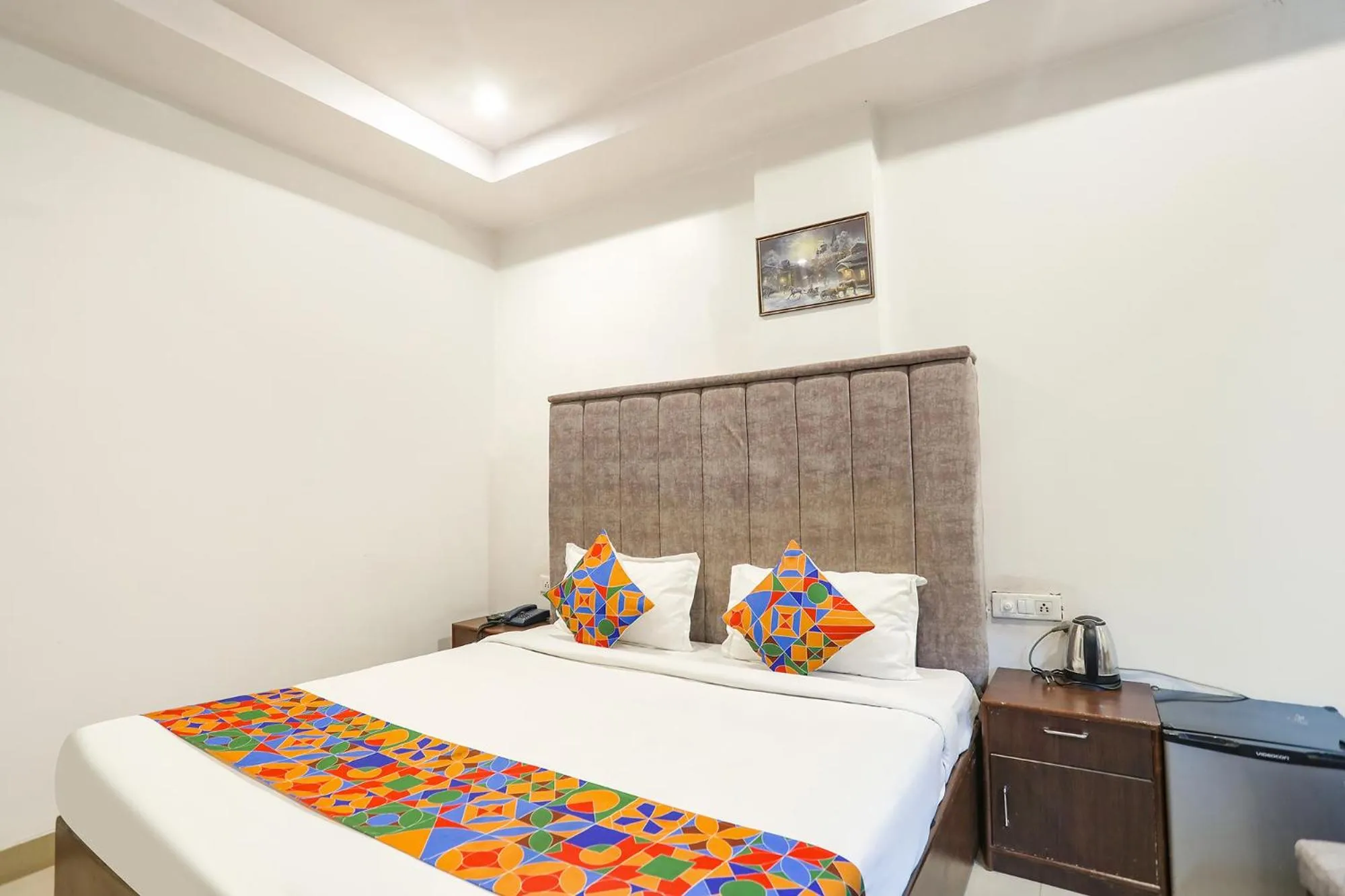Bedroom, Bed in FabHotel DPS International