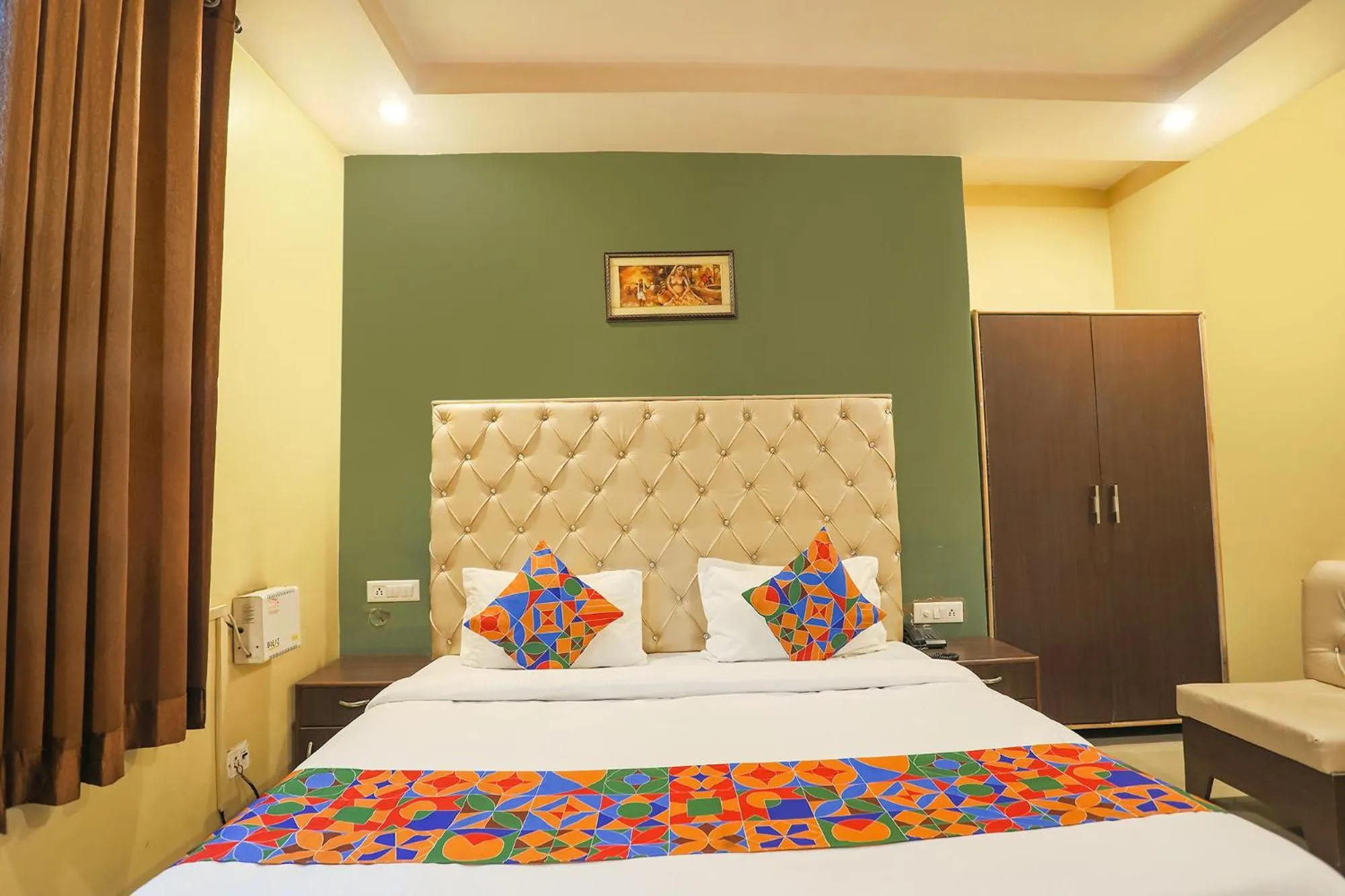Bedroom, Bed in FabHotel DPS International