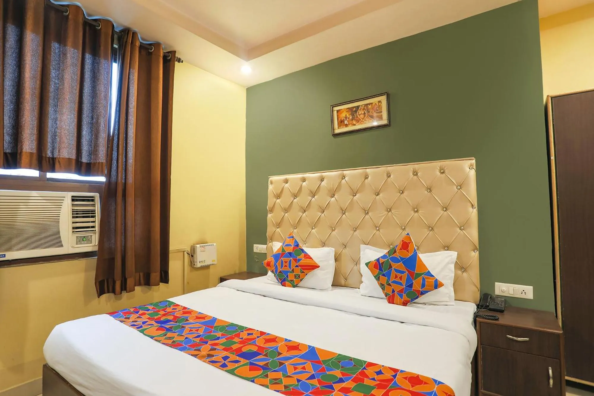 Bedroom, Bed in FabHotel DPS International