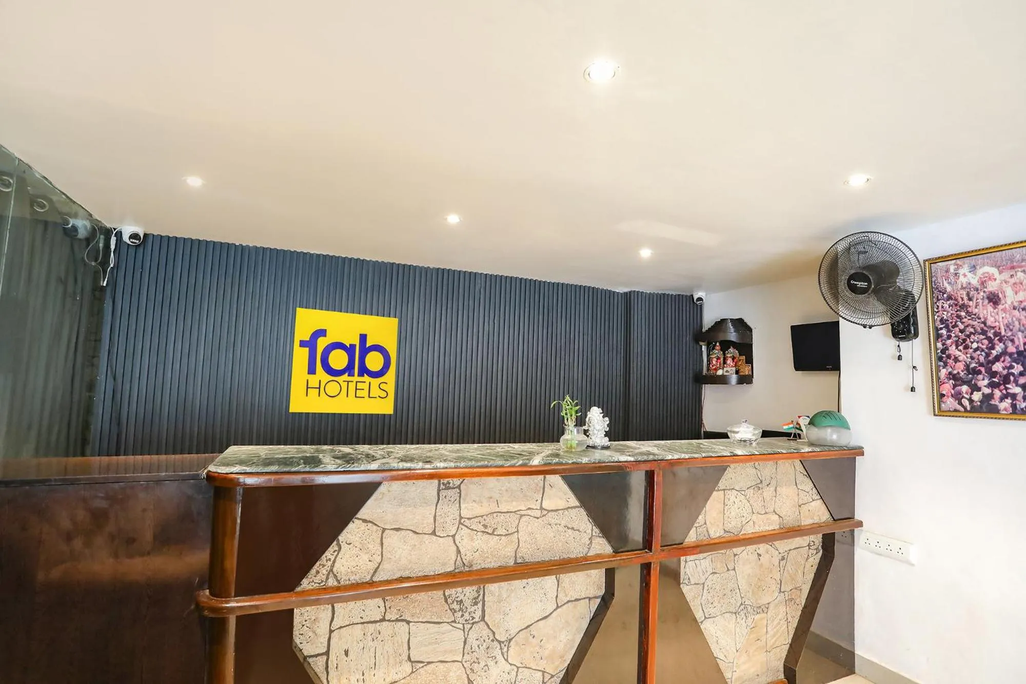 Lobby or reception in FabHotel DPS International