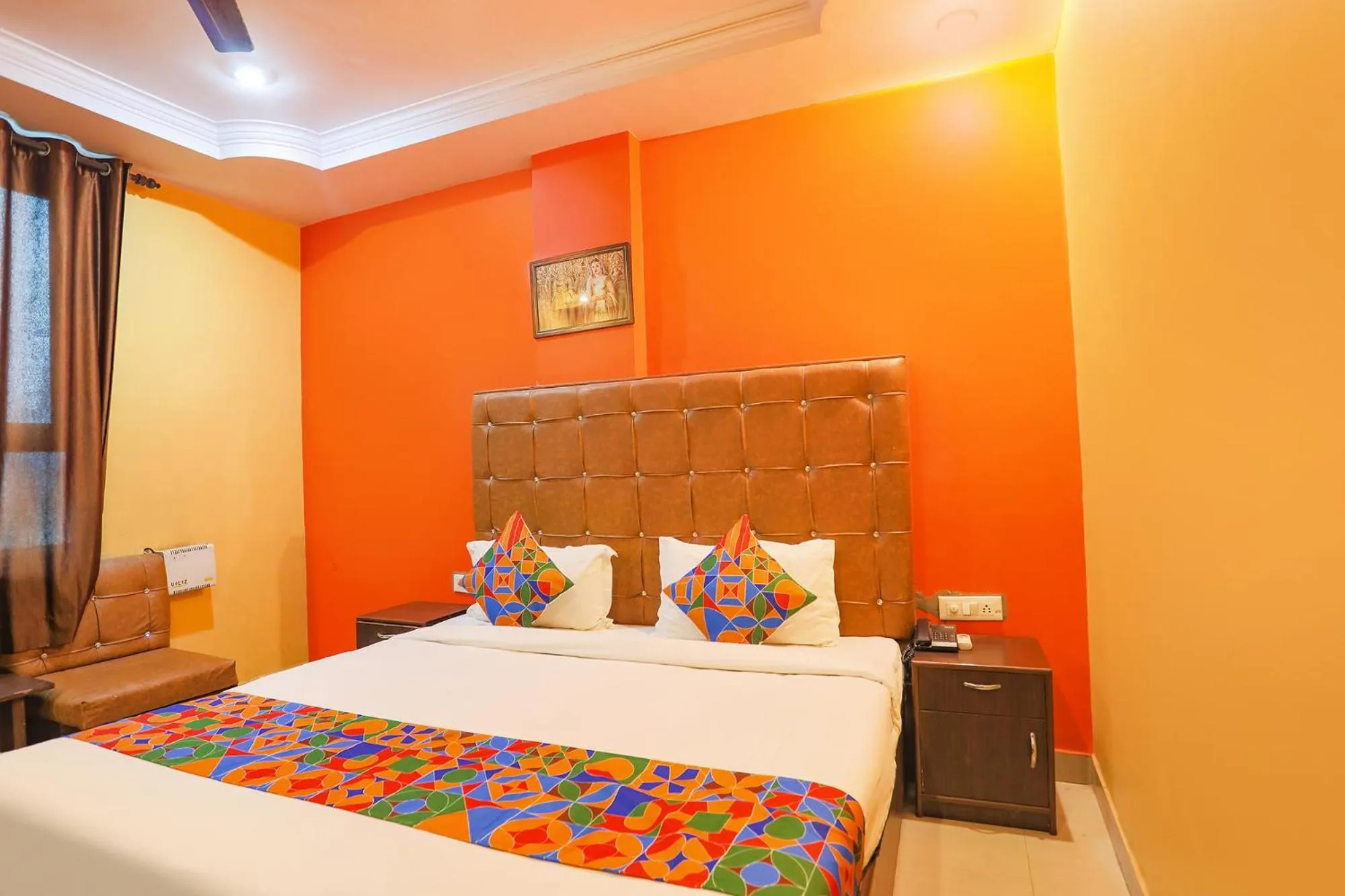 Bedroom, Bed in FabHotel DPS International