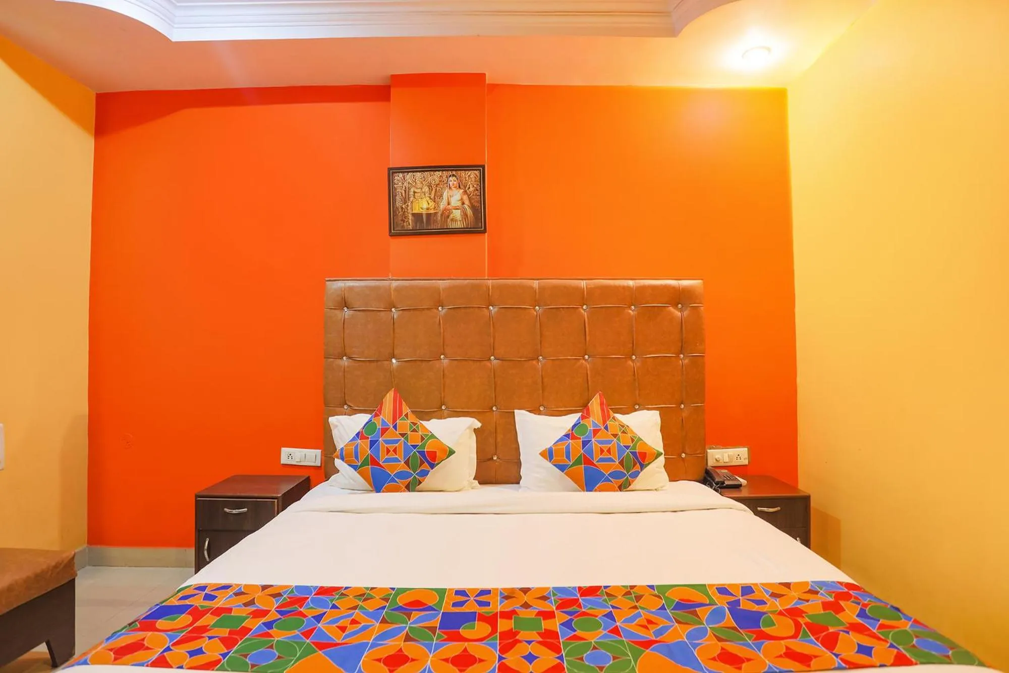 Lobby or reception, Bed in FabHotel DPS International