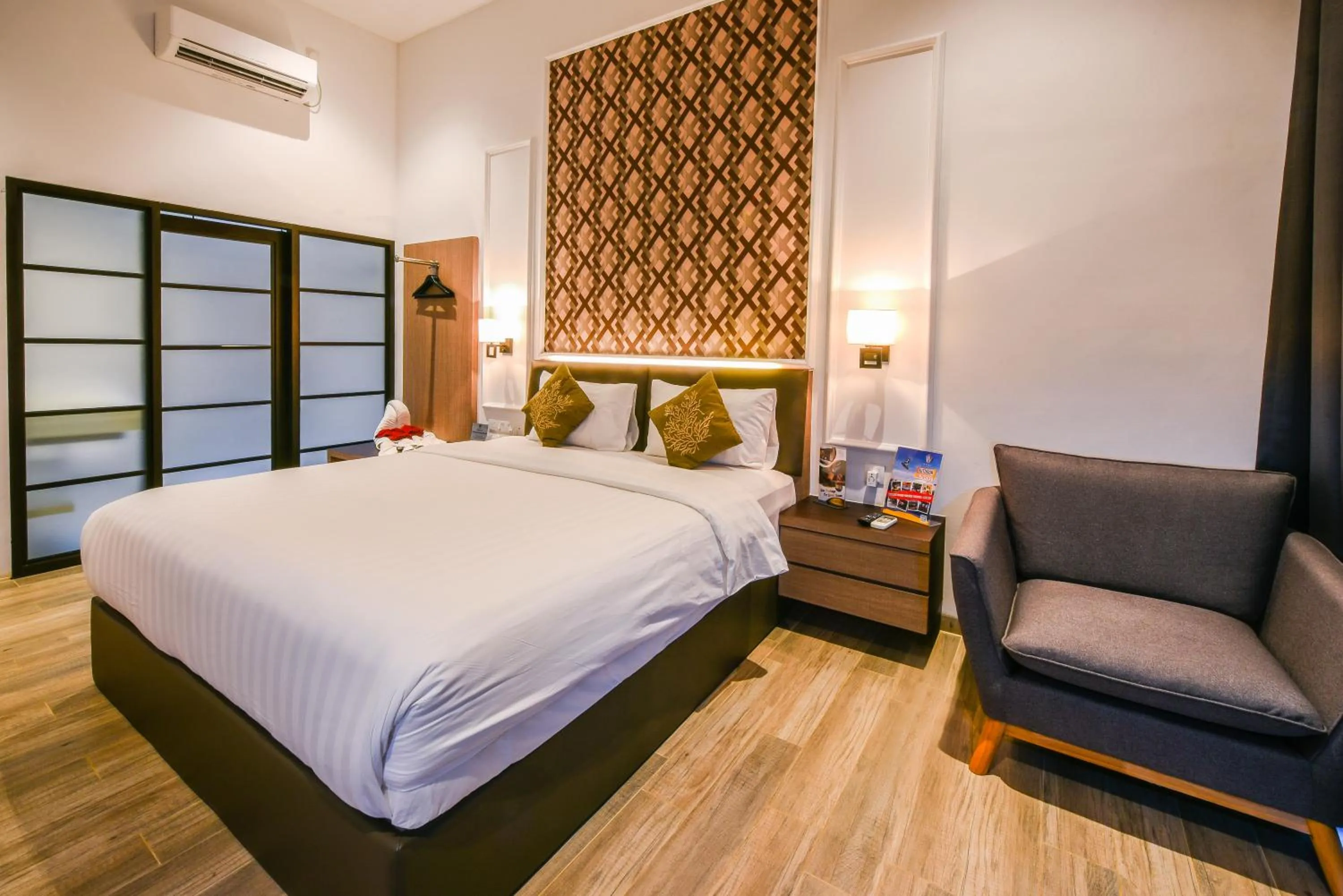 Bedroom, Bed in Woda Villa & Spa