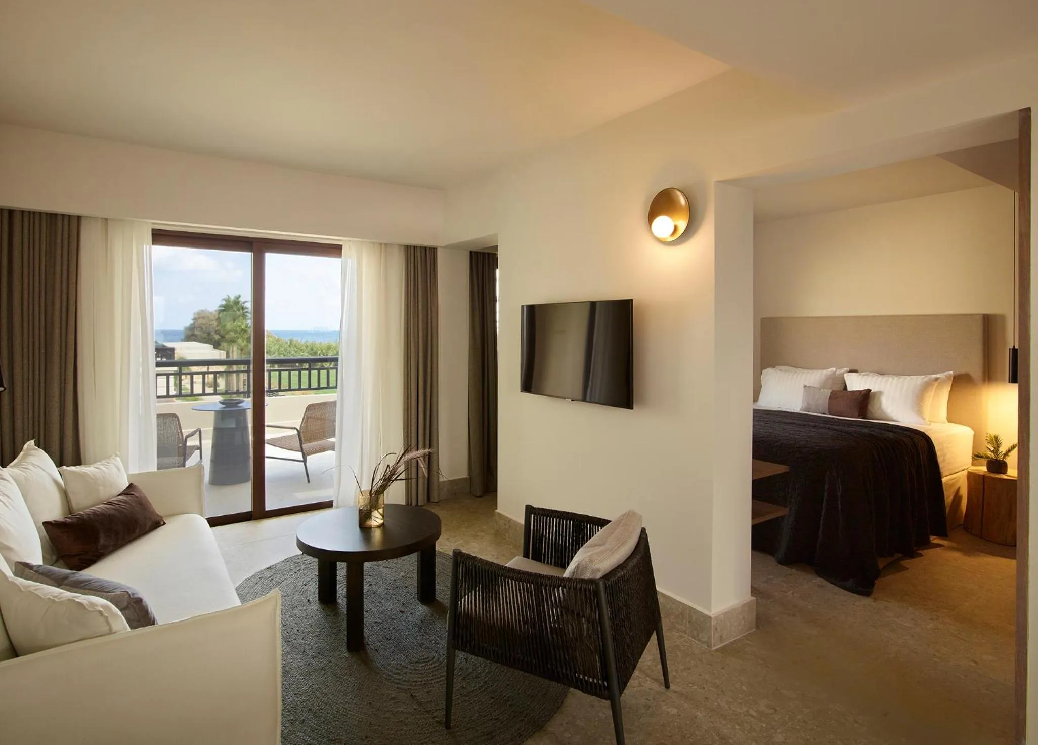 Bedroom, Bed in Asterion Suites & Spa - Designed for Adults