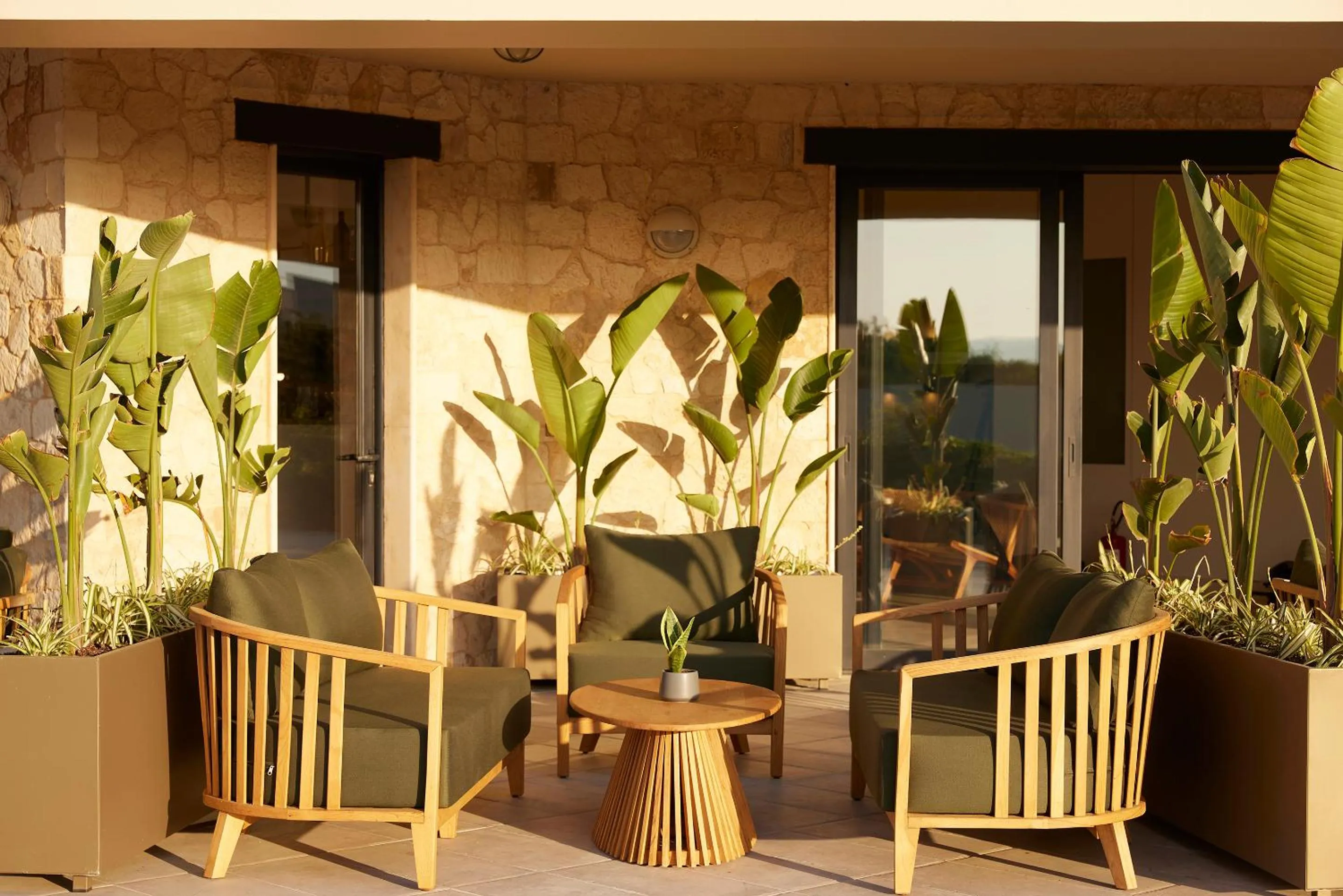 sunbed in Asterion Suites & Spa - Designed for Adults