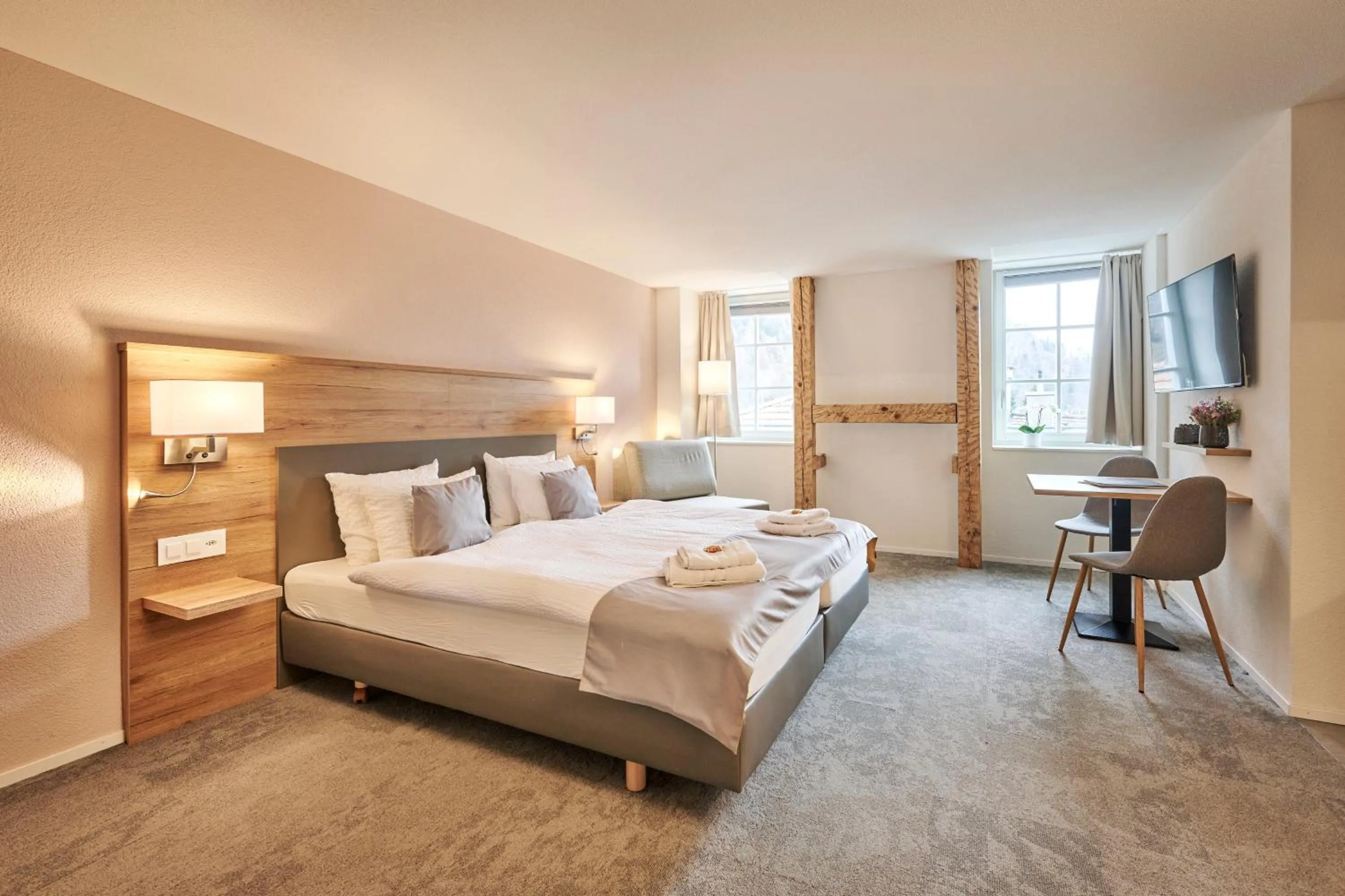 Bed in Aparthotel Krone - Self Check-In