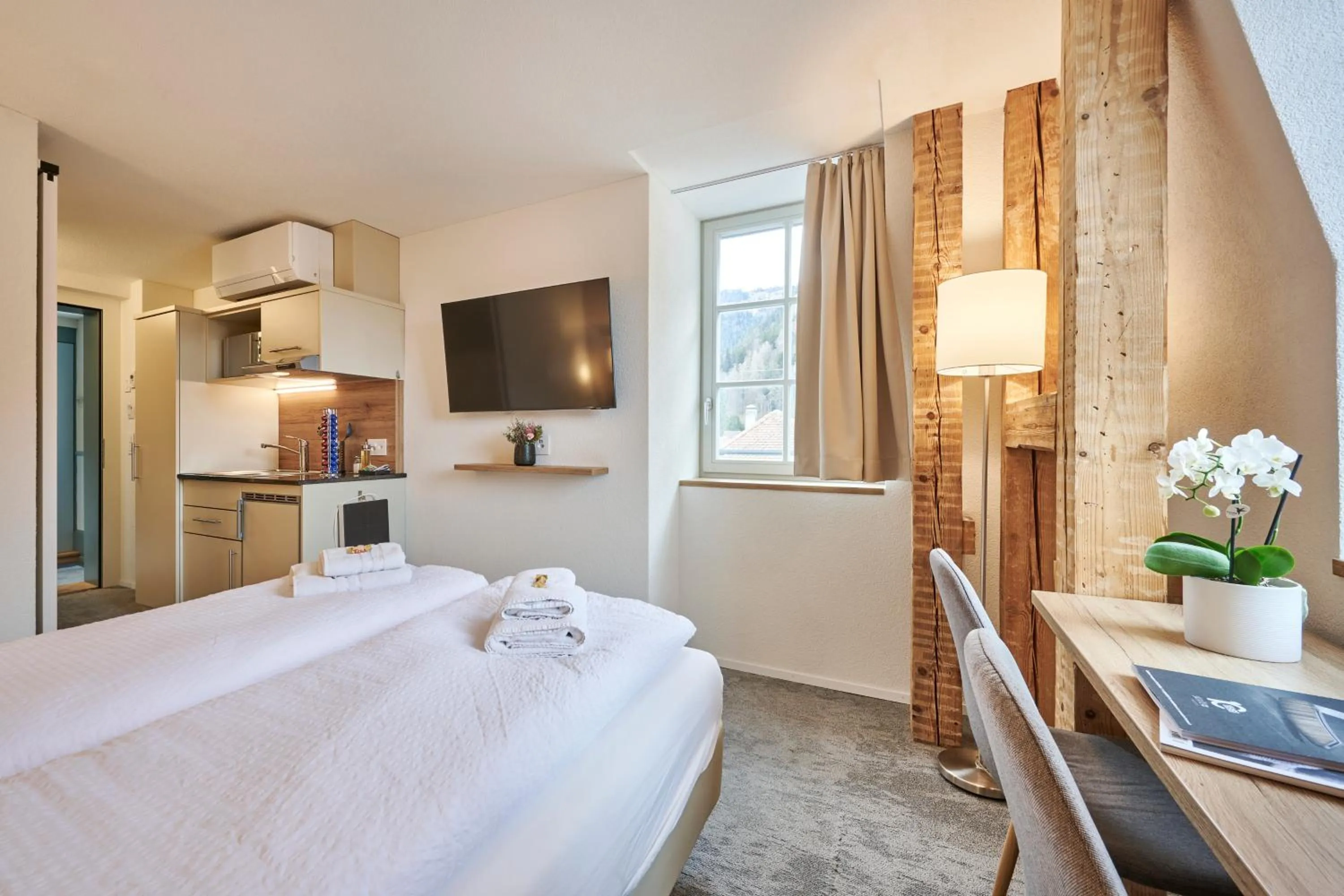 Bed in Aparthotel Krone - Self Check-In