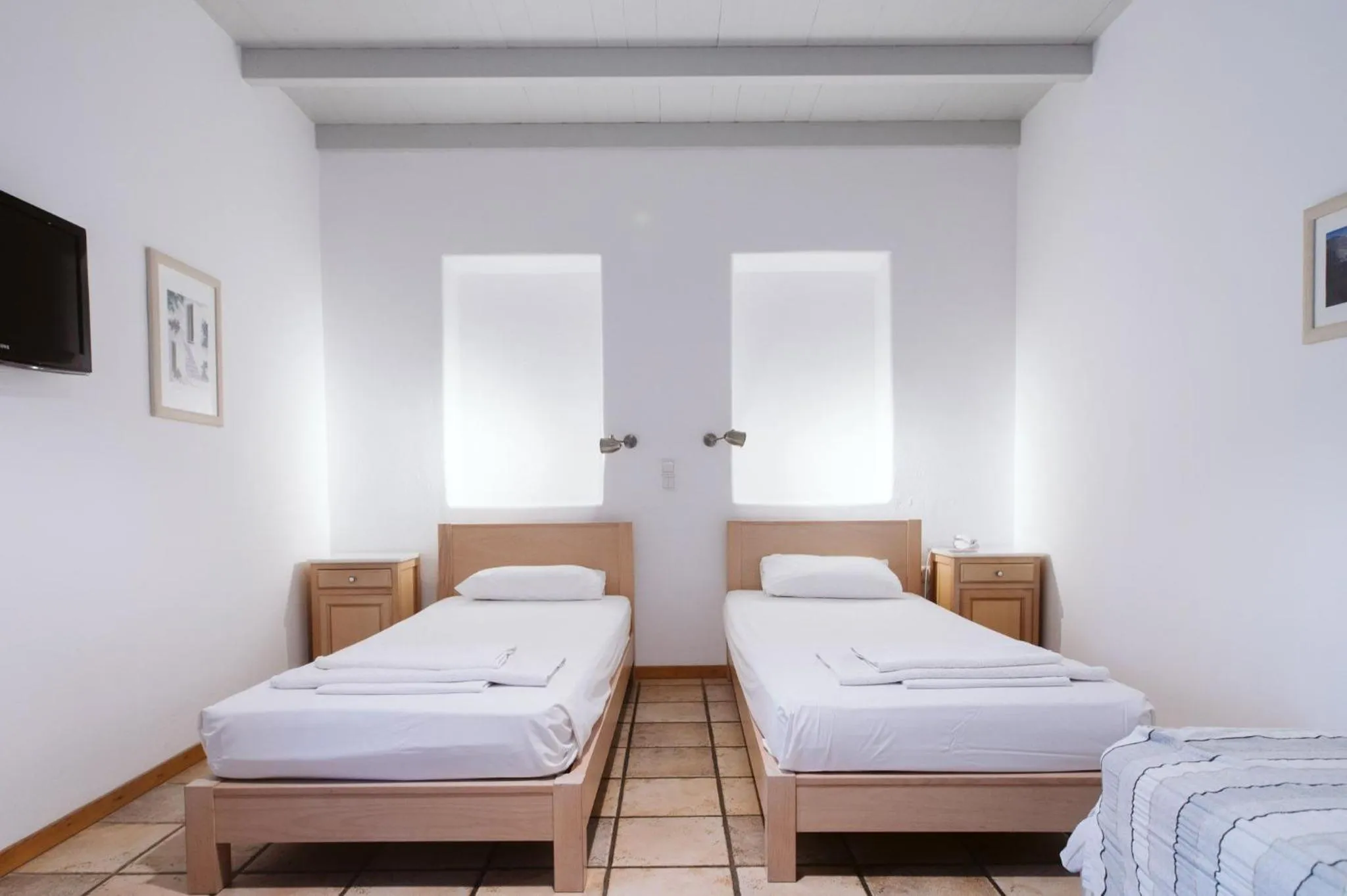 Bed in Far Out Village Hotel