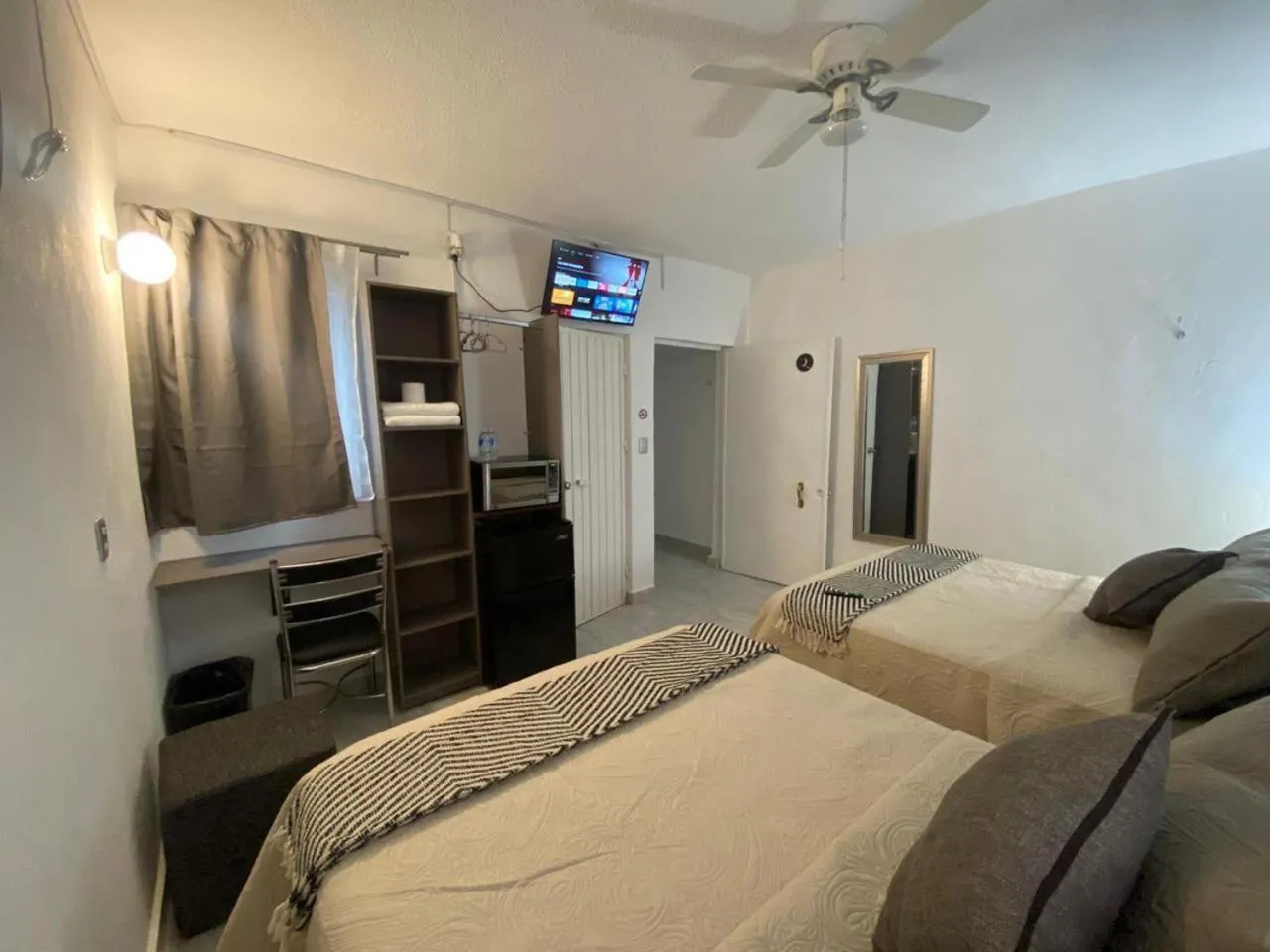 Bed in Hotel Posada Jardín Aguascalientes