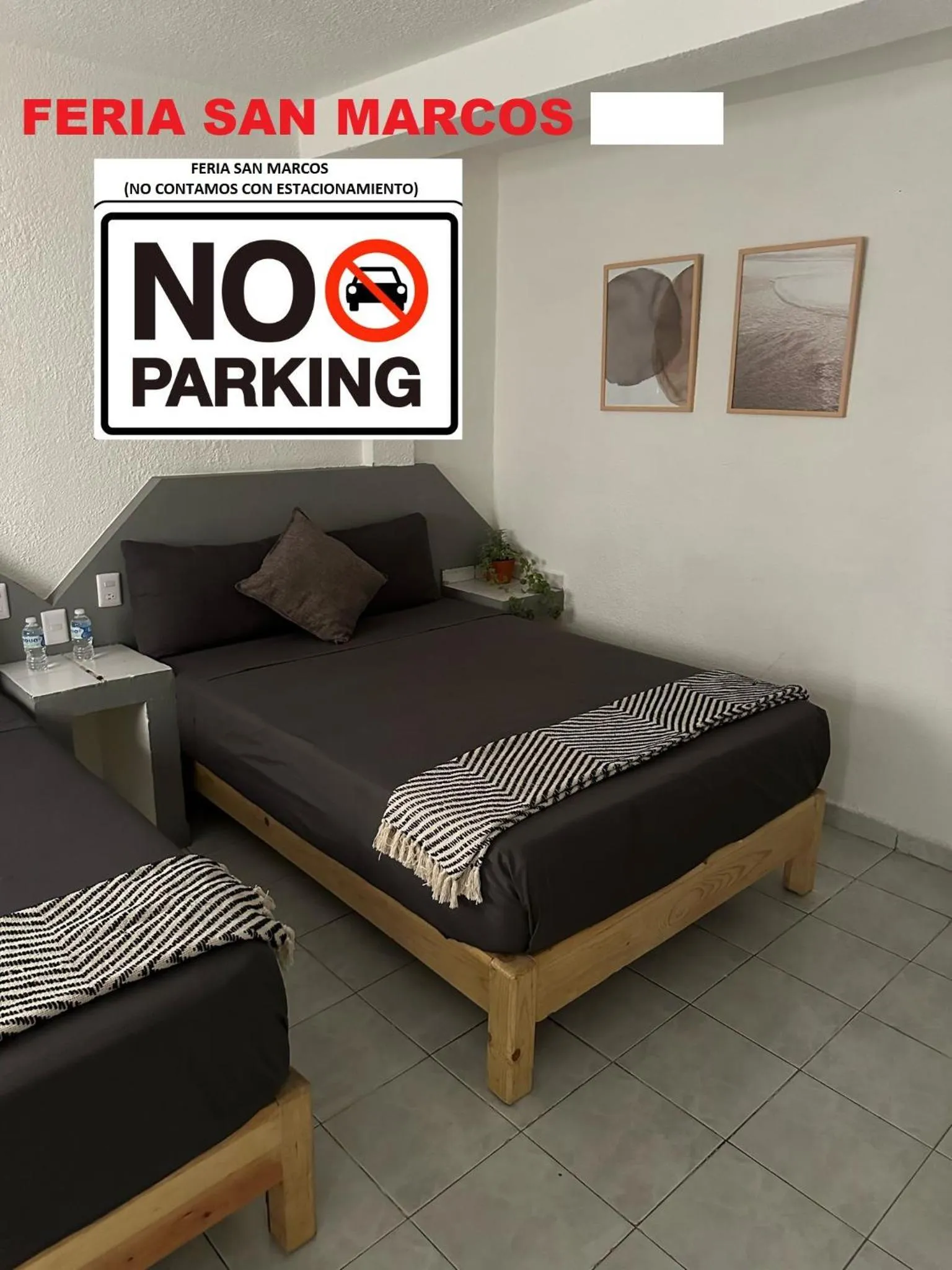 Bed in Hotel Posada Jardín Aguascalientes