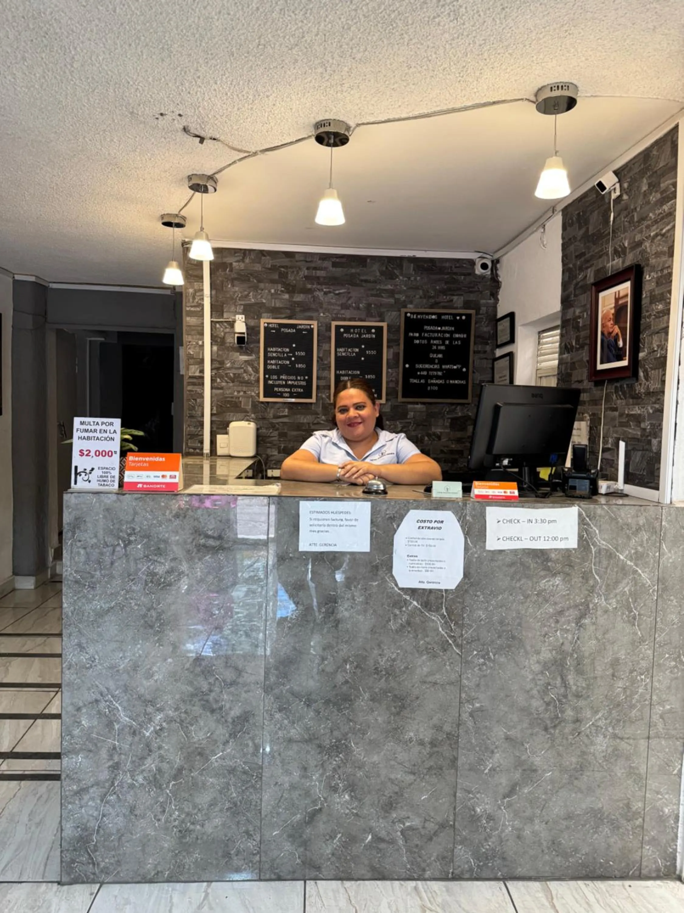 Lobby or reception in Hotel Posada Jardín Aguascalientes