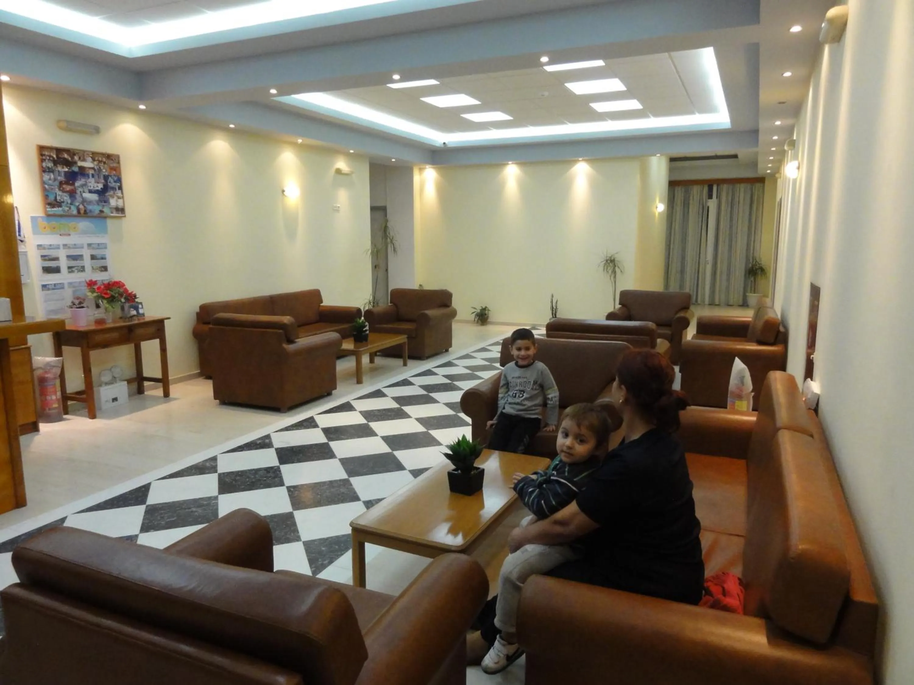 Lobby or reception in Eleni Palace