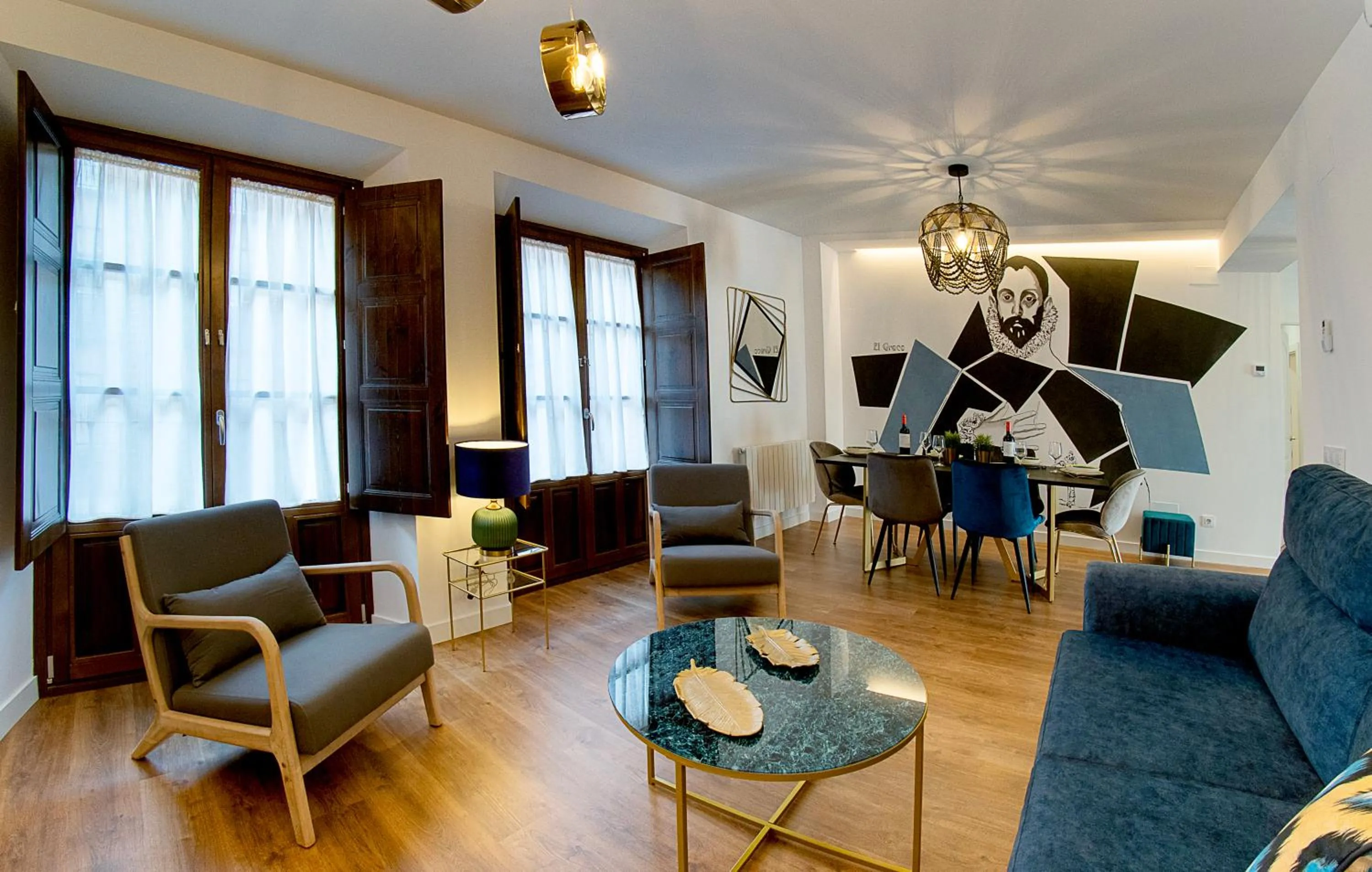 Living room in Cervantes 5 Collection - Greco Aparcamiento en el Edificio
