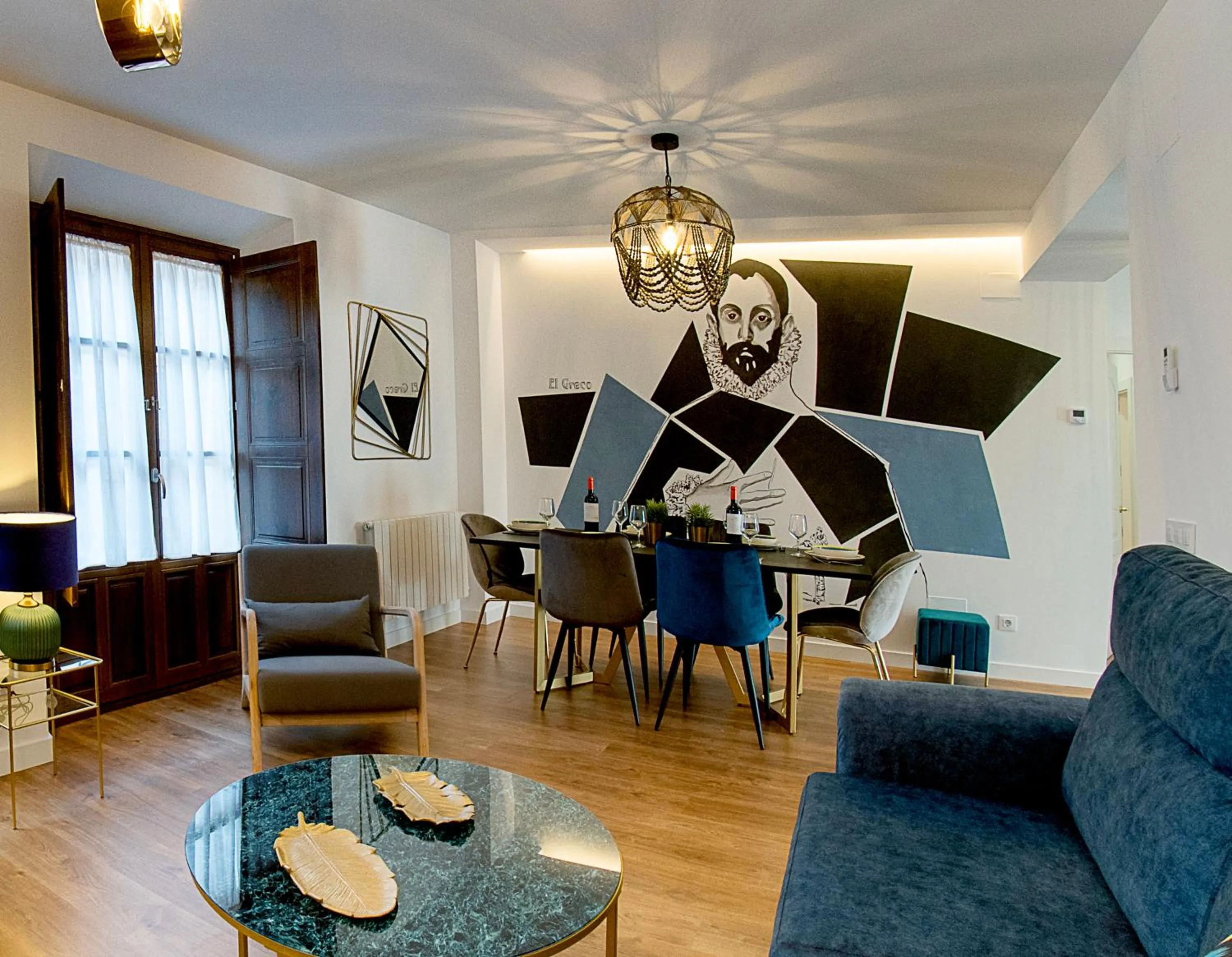 Seating area in Cervantes 5 Collection - Greco Aparcamiento en el Edificio