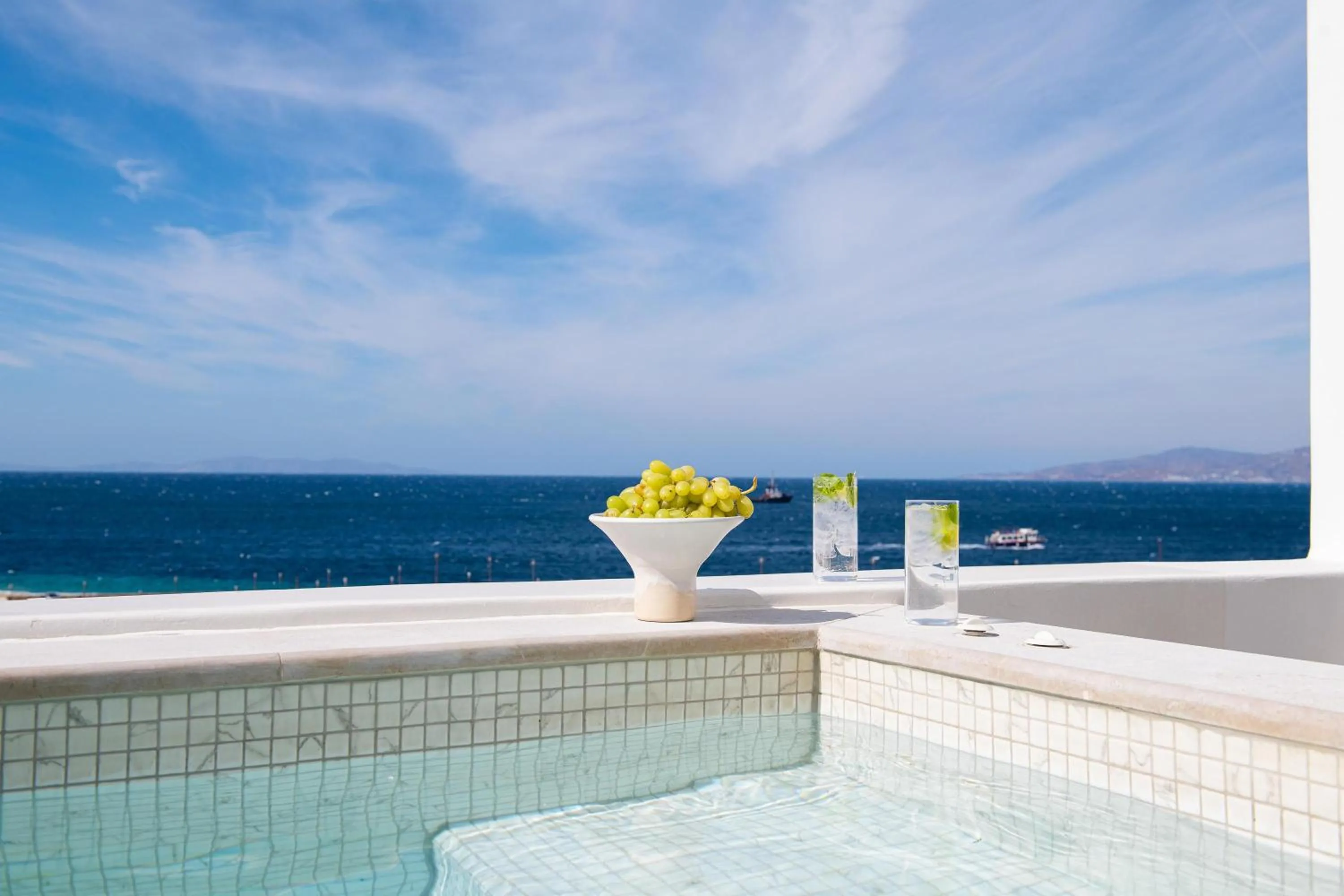 Swimming pool in Porto Mykonos