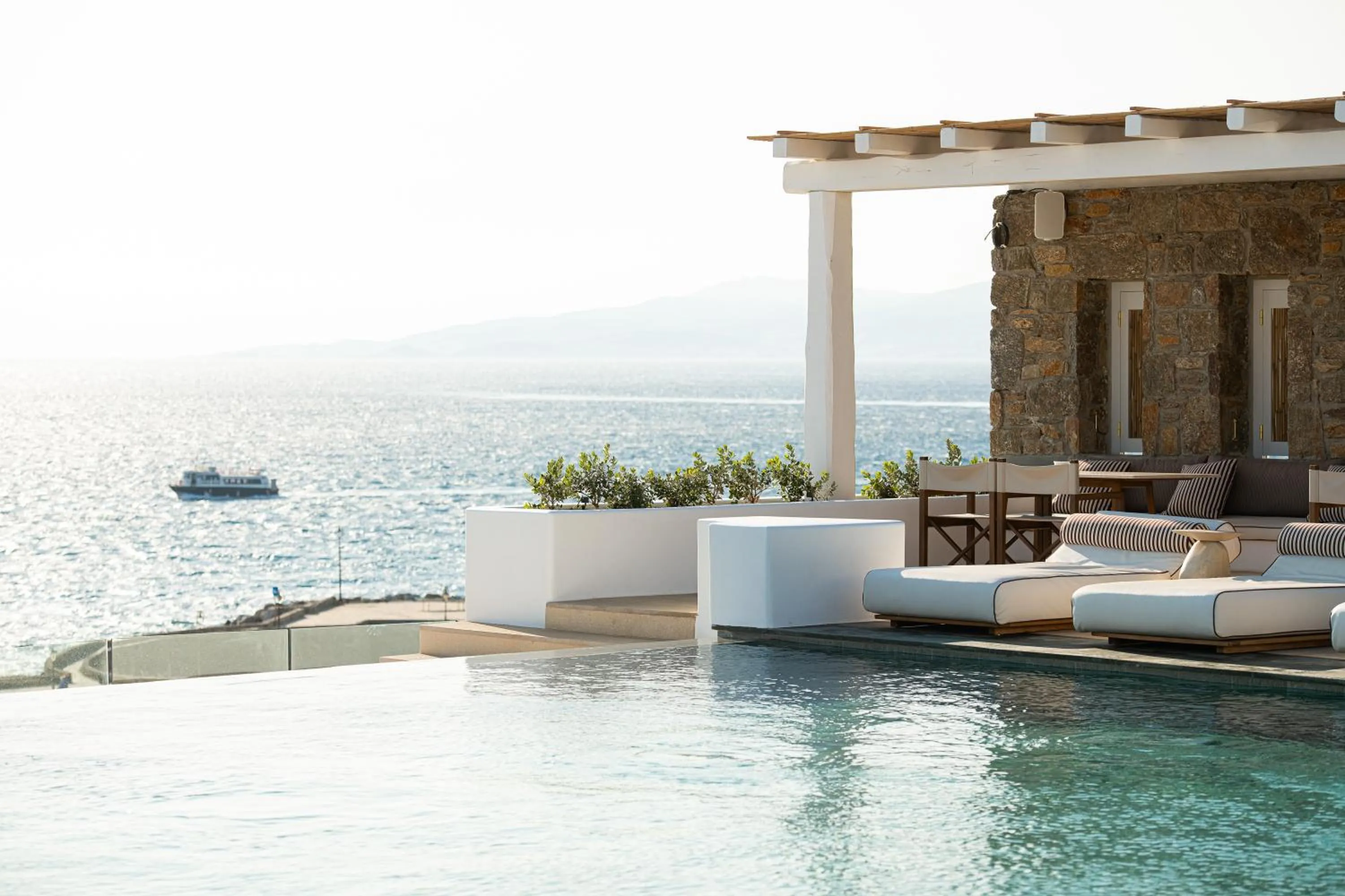 Swimming pool in Porto Mykonos