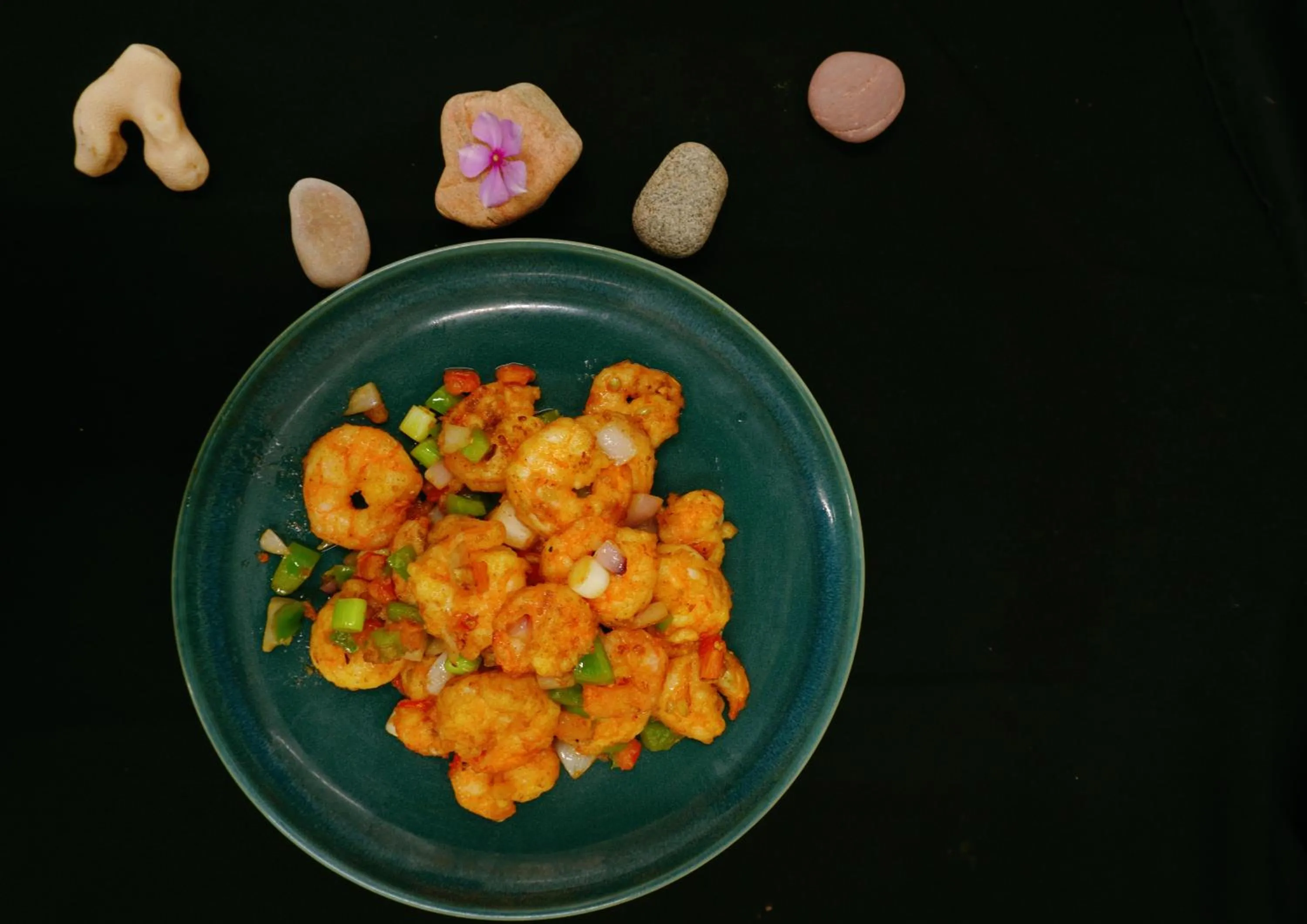 Food close-up in Escale International Hotel