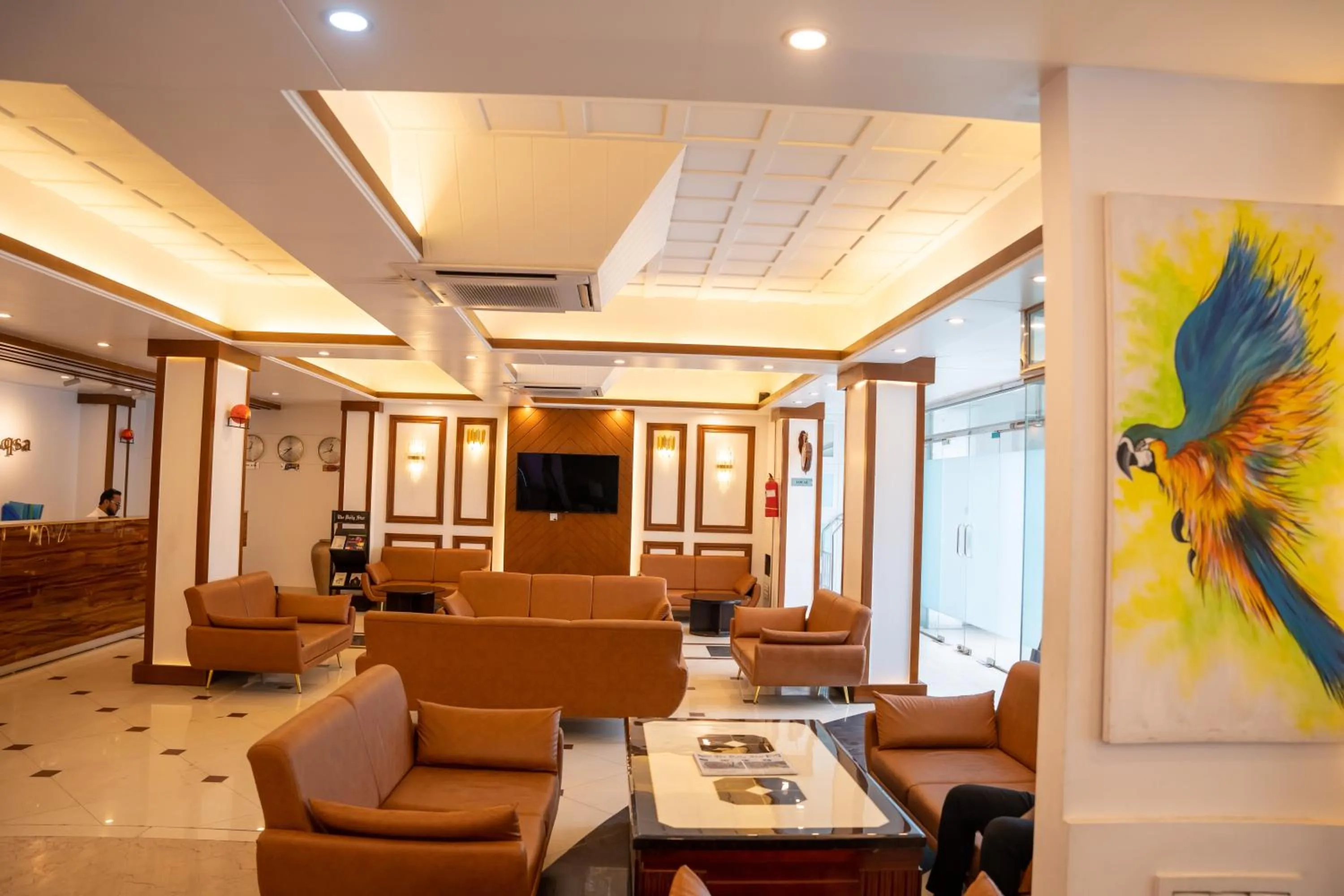 Lobby or reception in Hotel The Al Aqsa