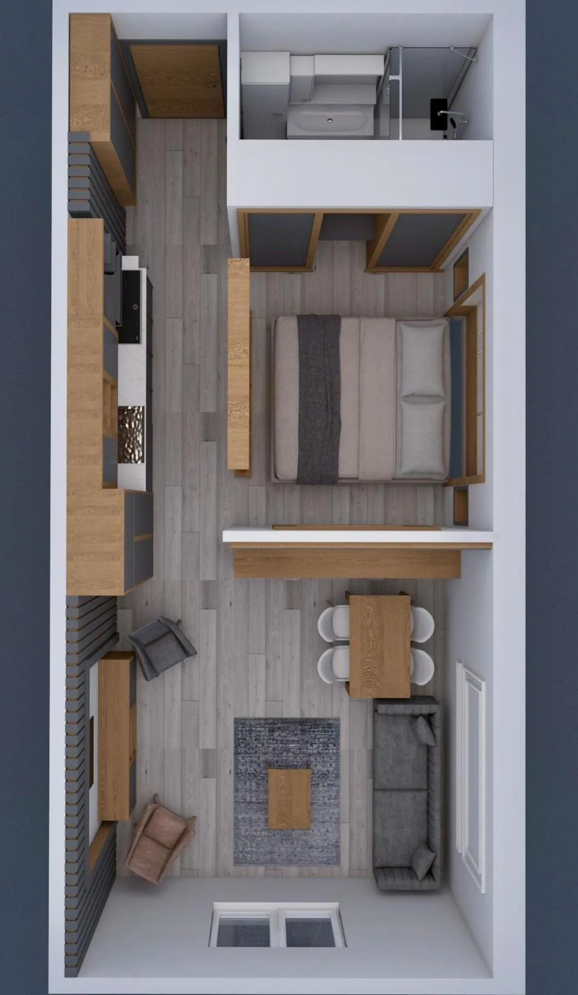 Bedroom in North Blue Life