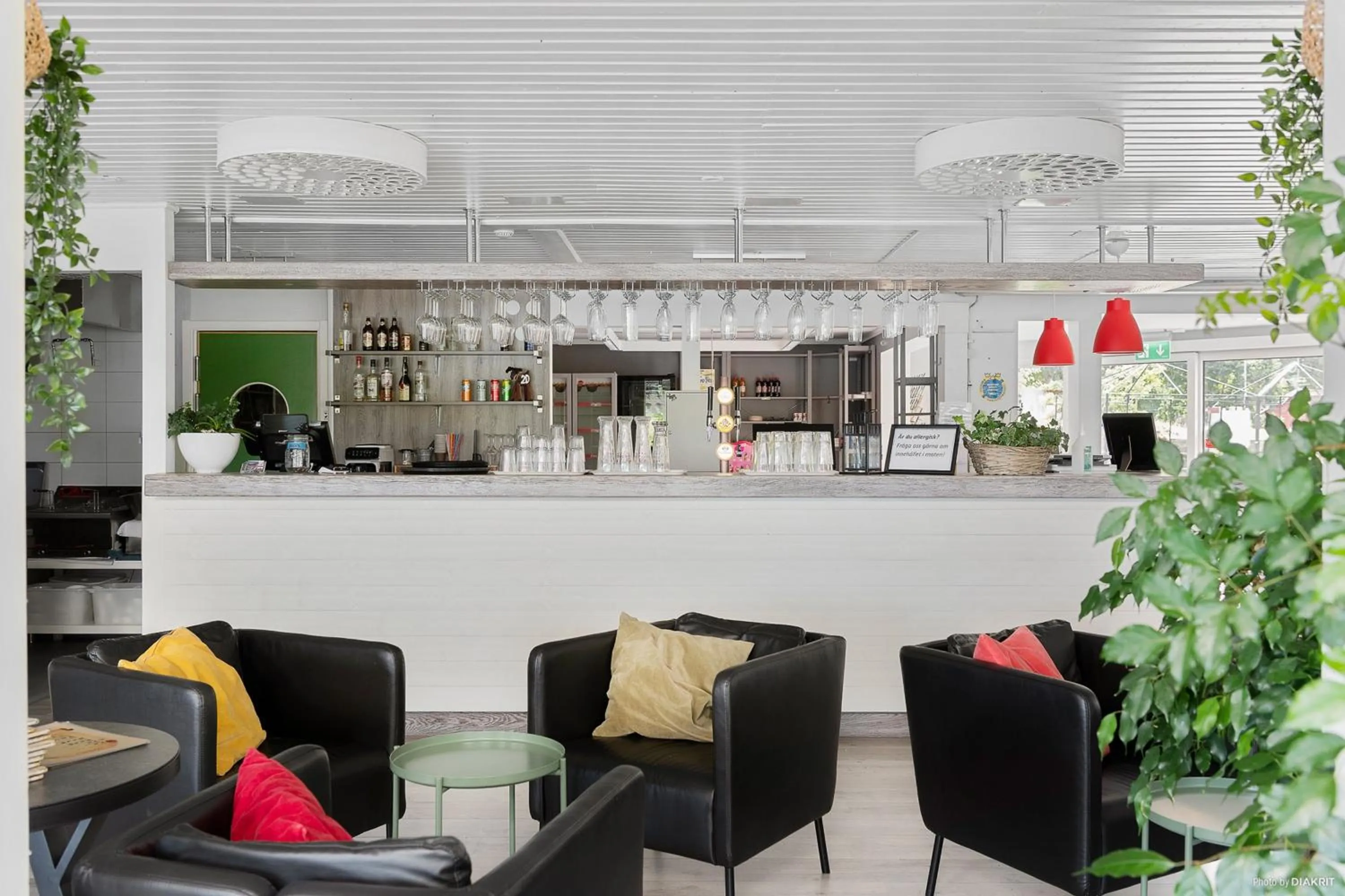 Lounge or bar in First Camp Sjöstugan - Älmhult